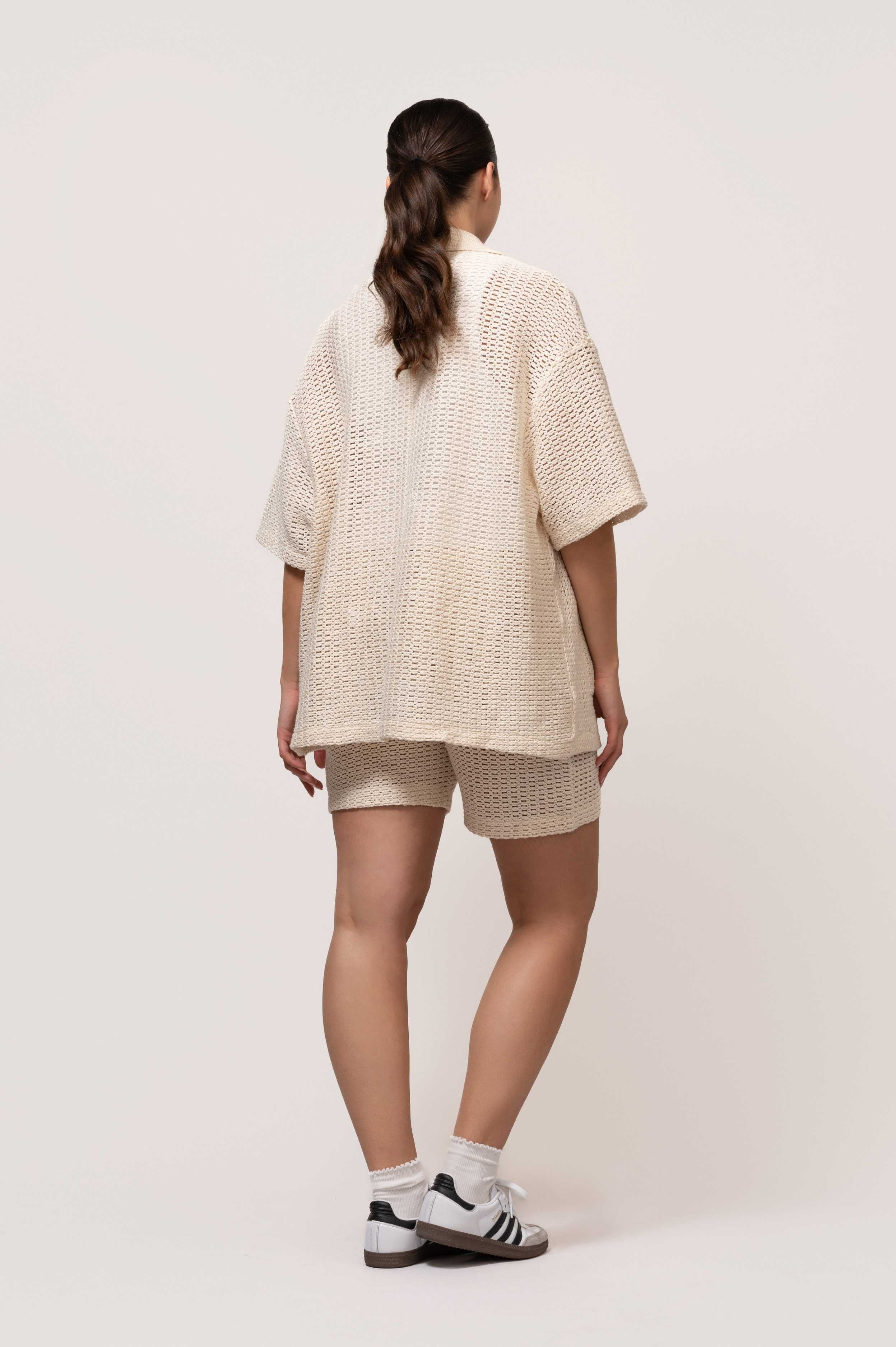 Lyra Knitted Croched Set Off-White