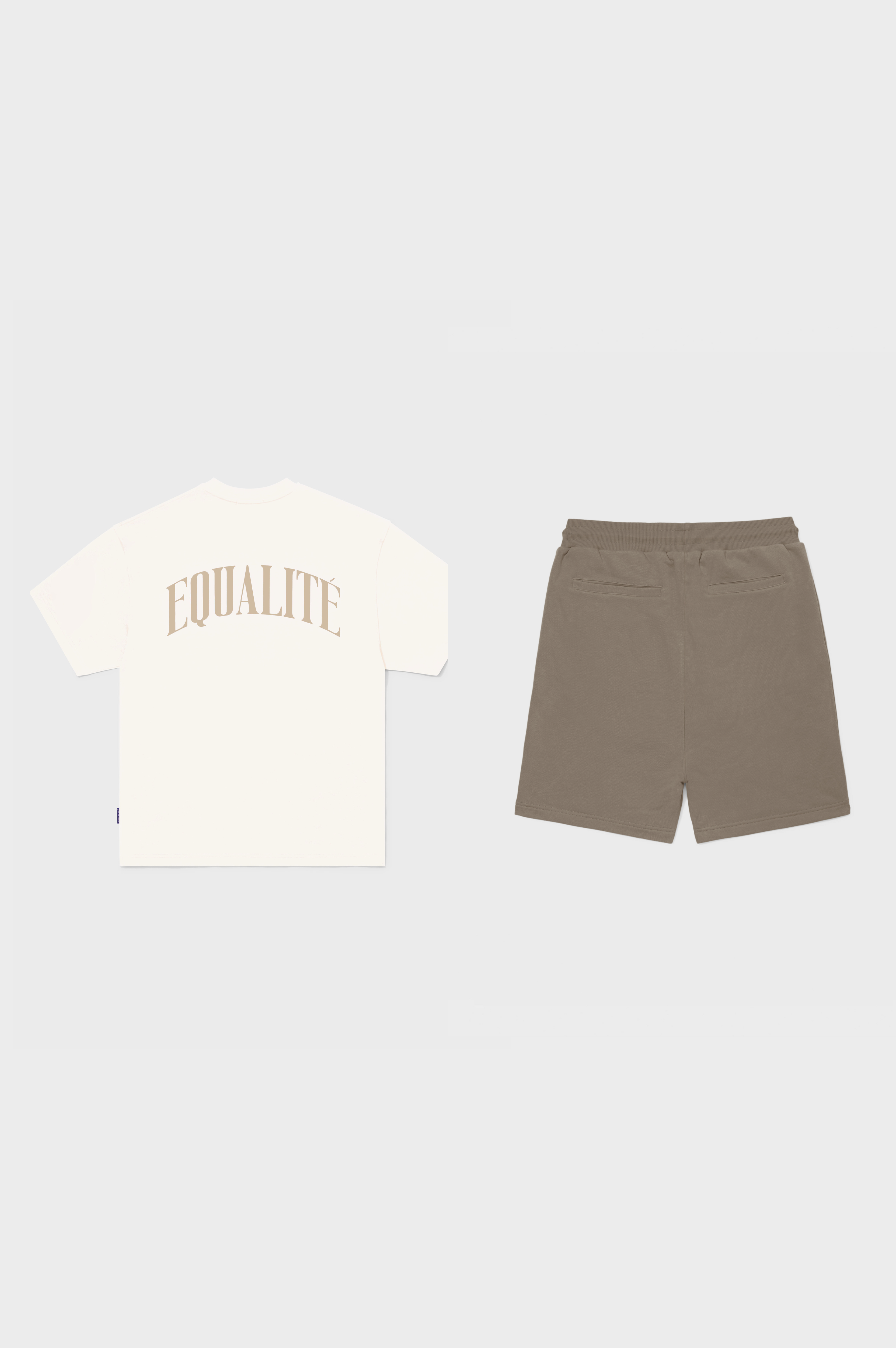 OLIVER SUMMER SET OFF-WHITE & TAUPE