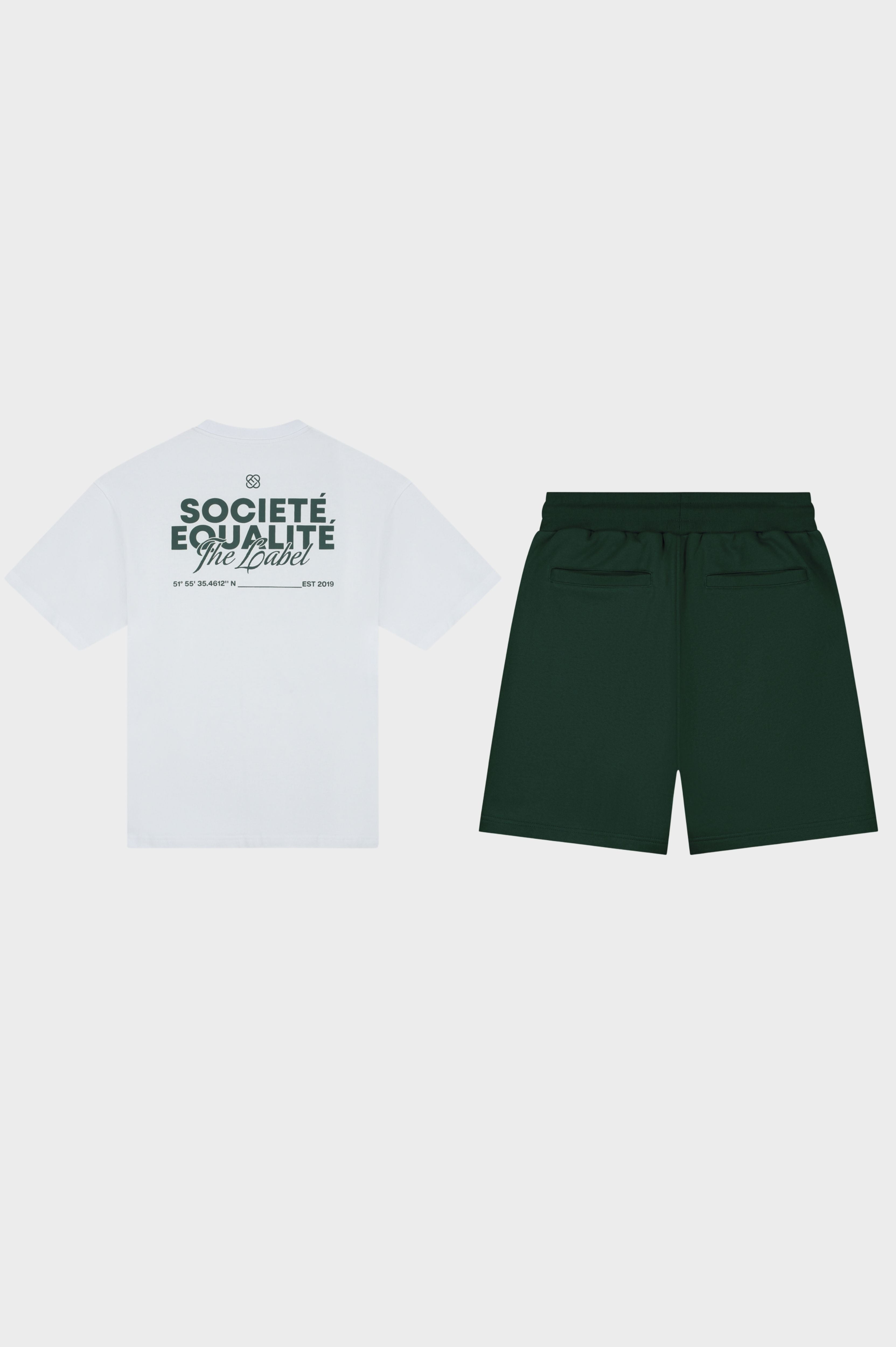 SOCIETÉ SUMMER SET | GREEN & WHITE