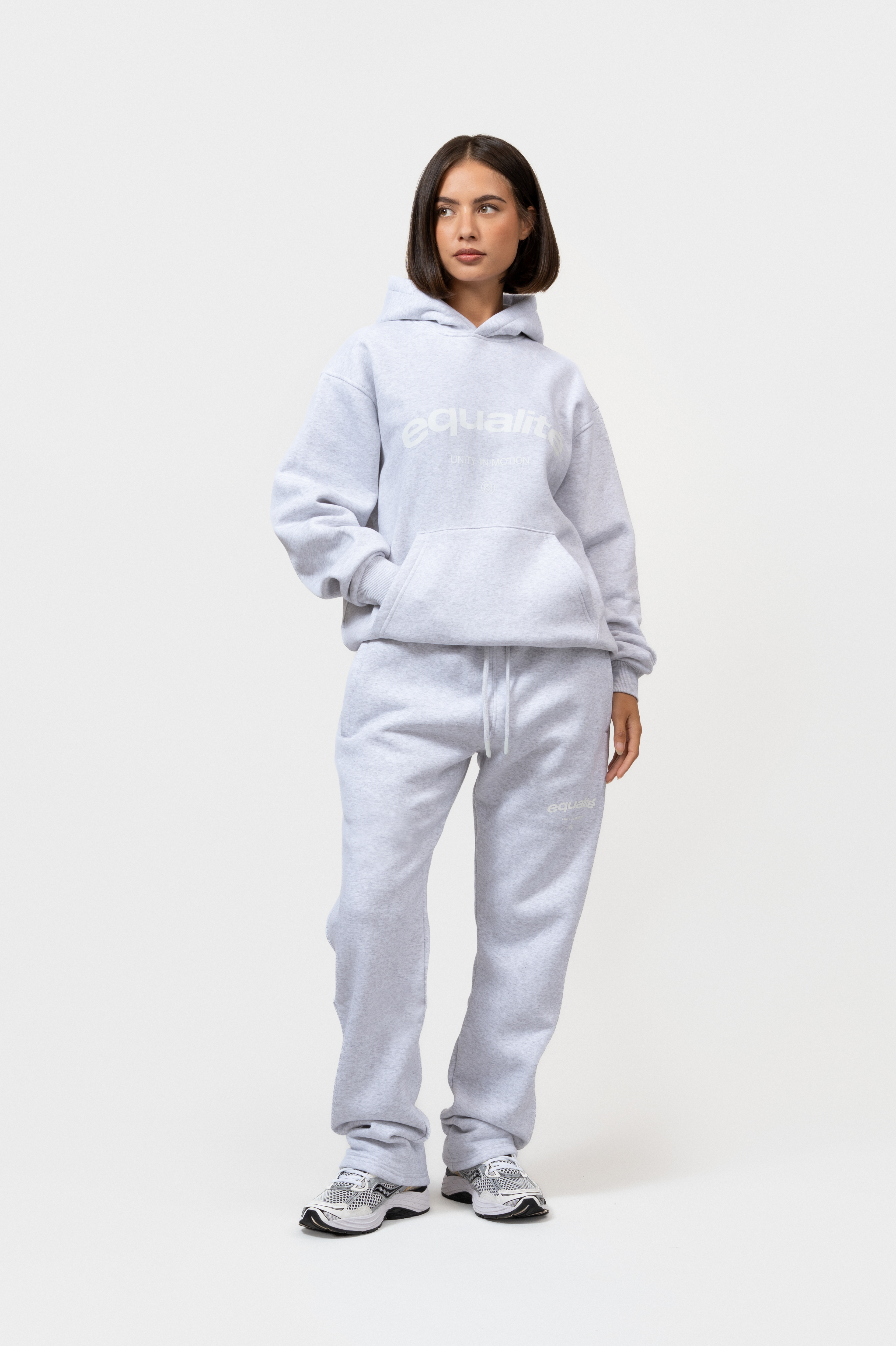 CELESTE JOGGER SET | MELANGE GREY
