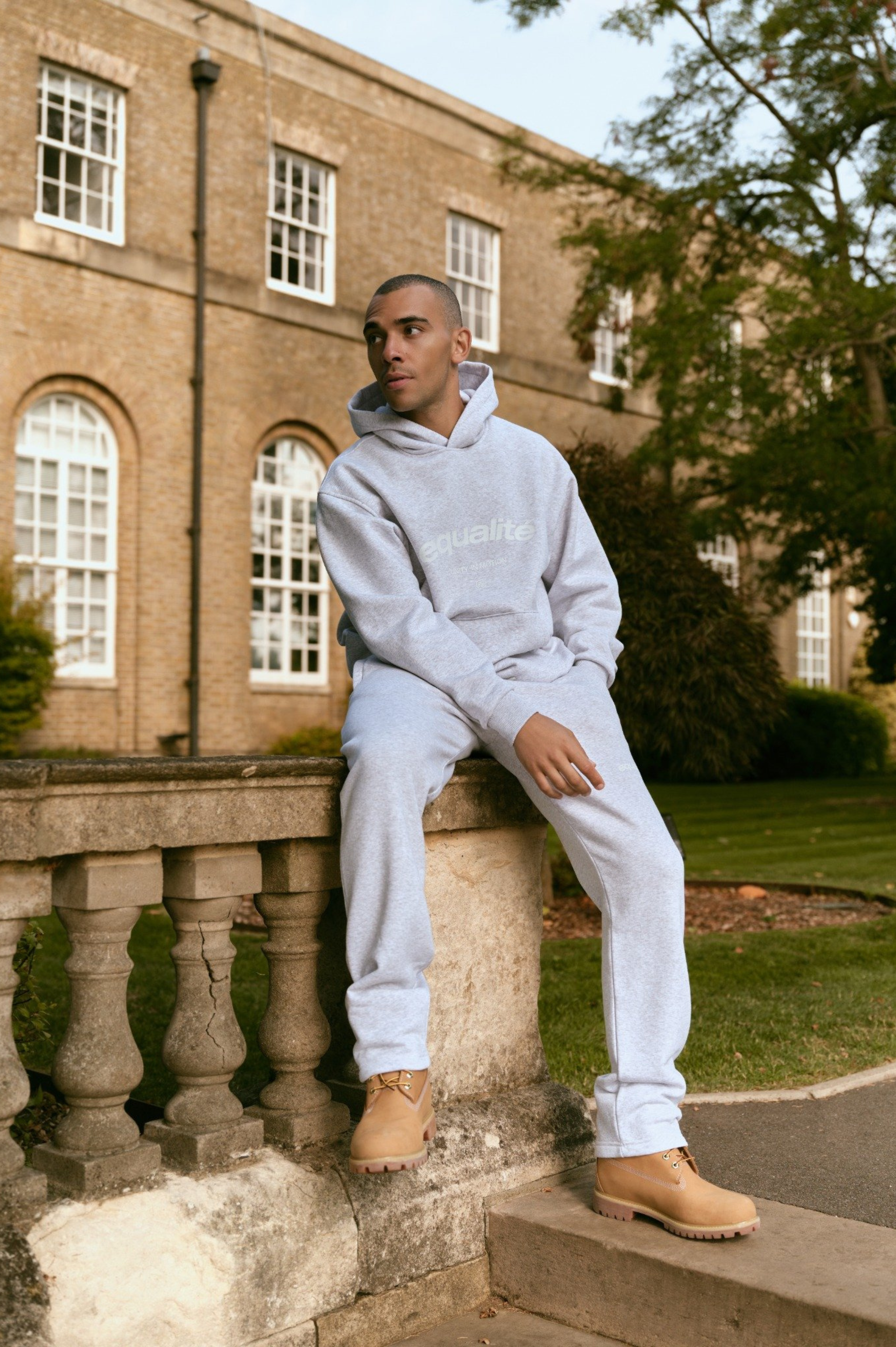 CELESTE JOGGER SET | MELANGE GREY