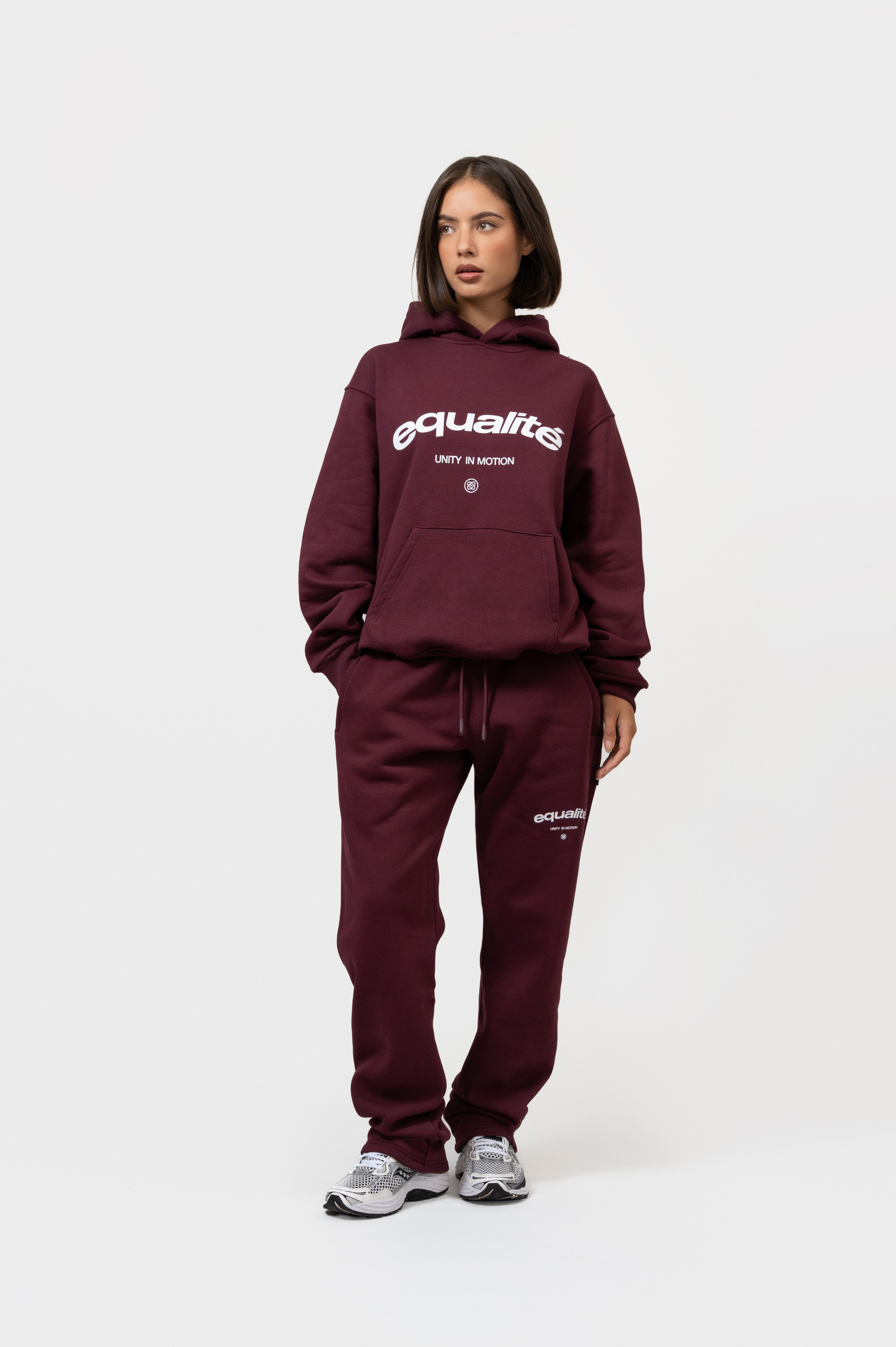 CELESTE JOGGER SET | AUBERGINE