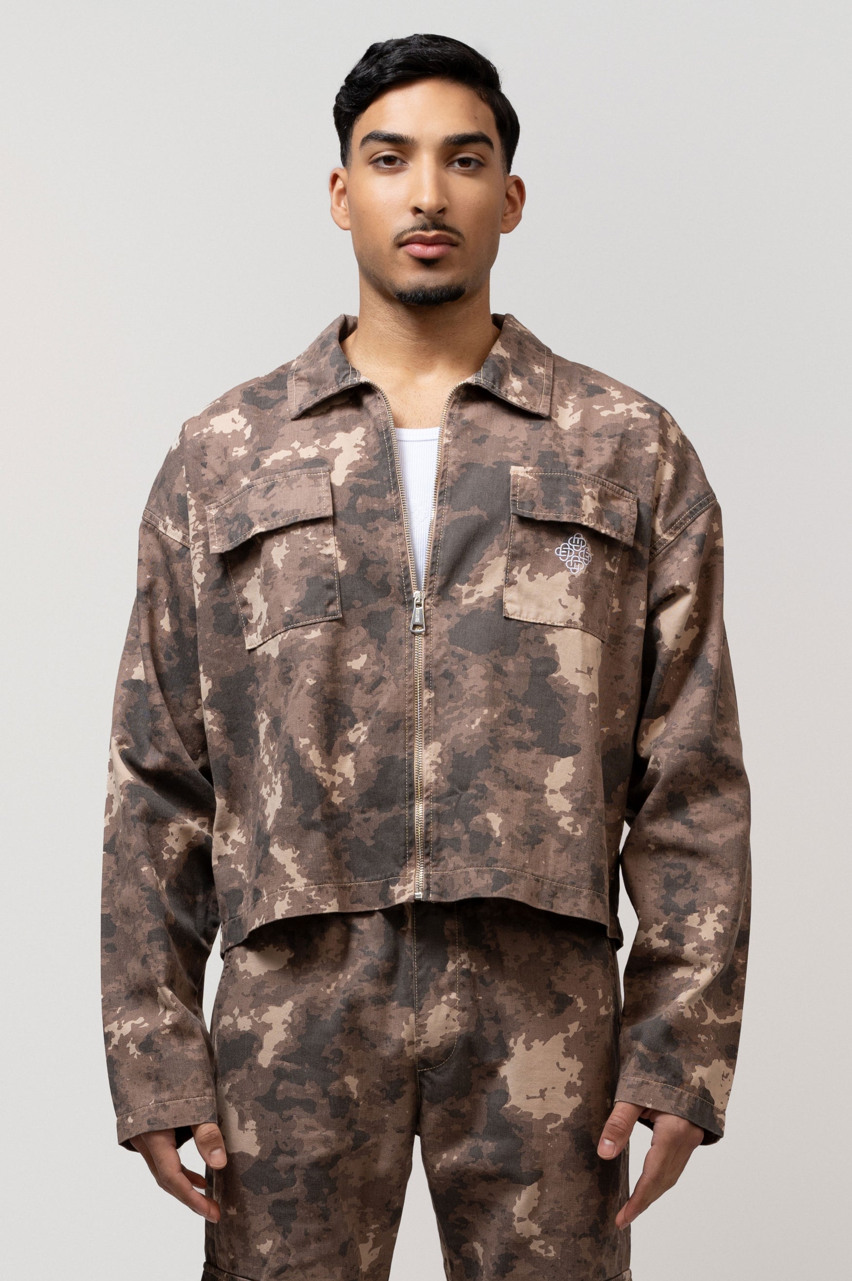 BOXY CARGO JACKET | CAMO