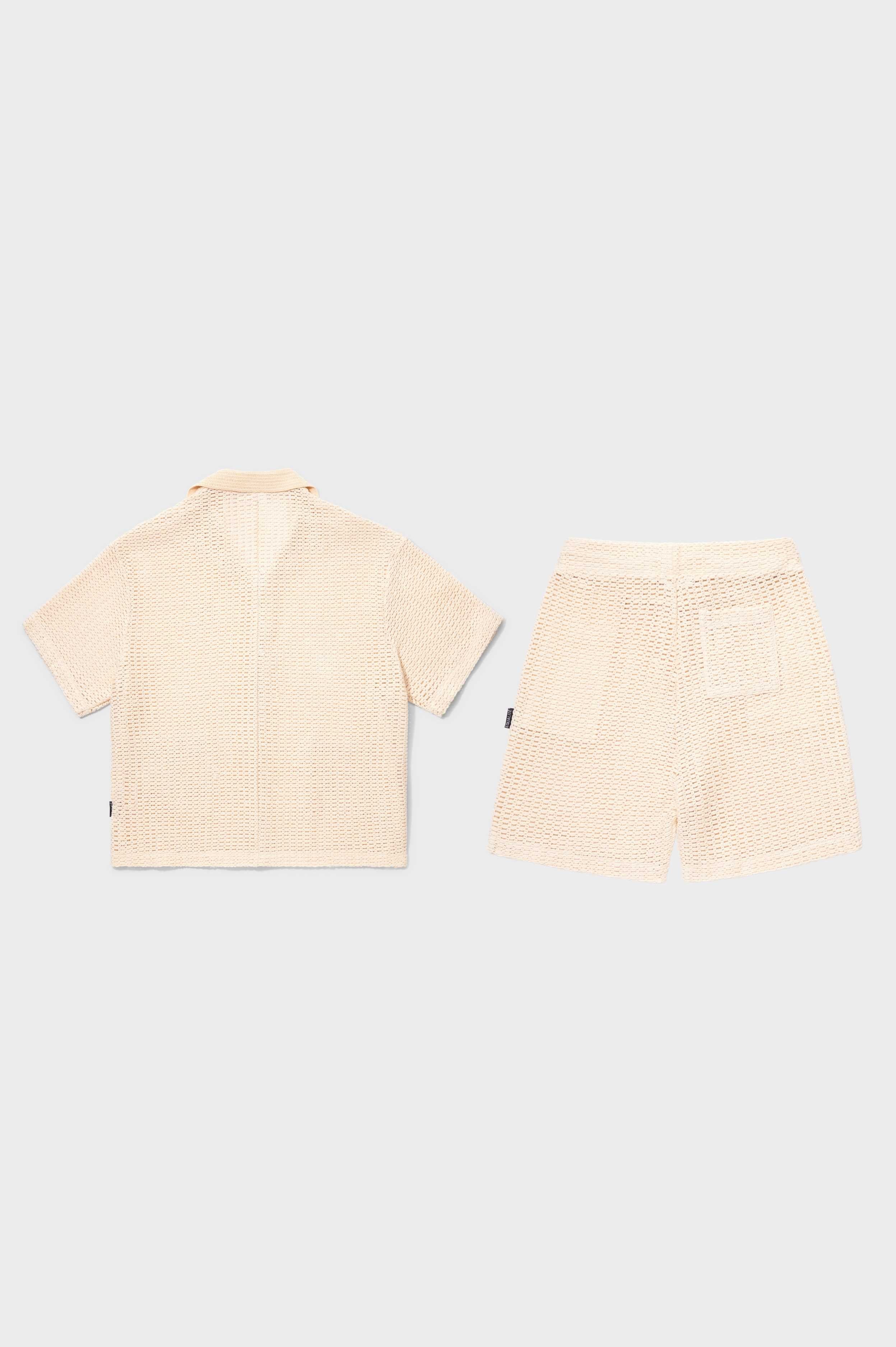 Lyra Knitted Croched Set Off-White