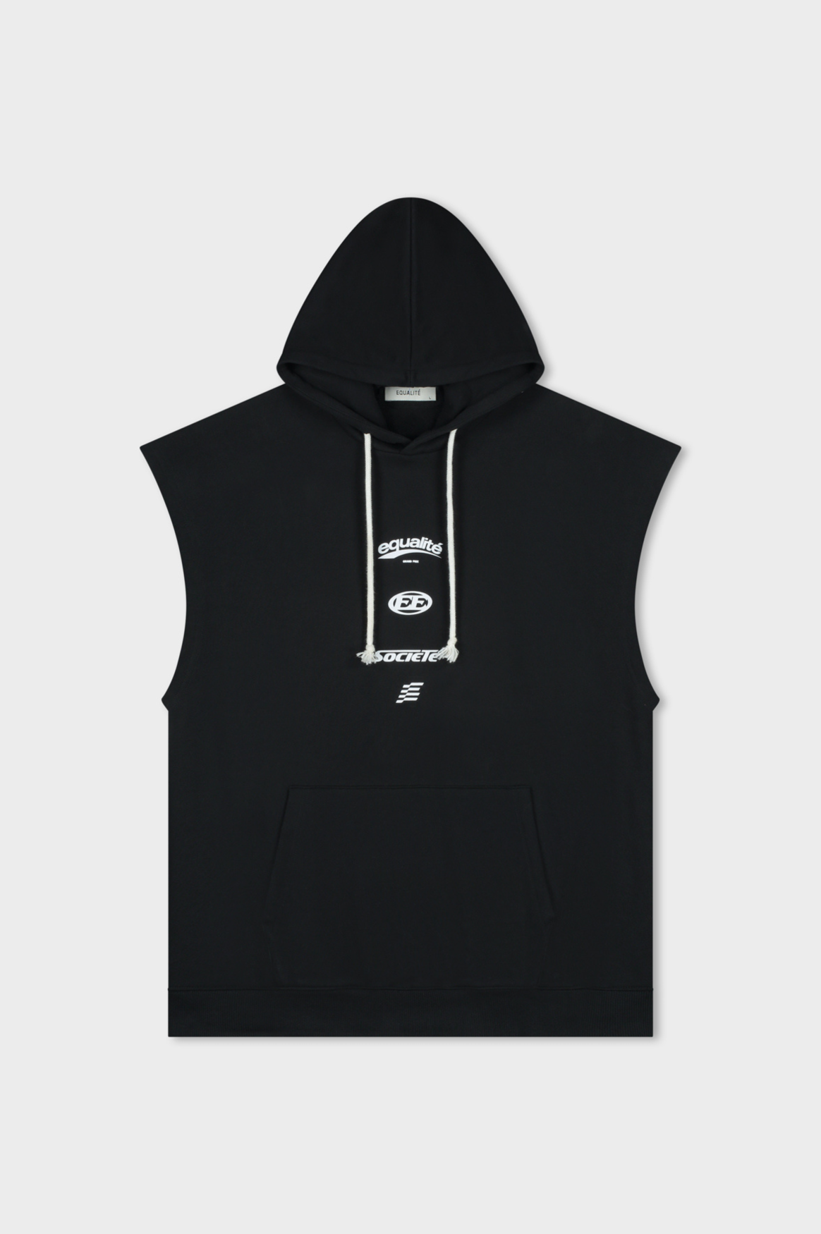 ADRIEN TANK HOODIE | BLACK