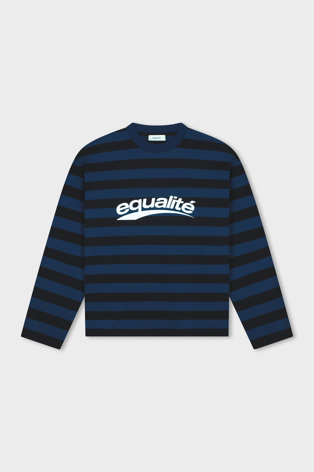 AXEL STRIPE LONGSLEEVE TEE | BLACK &NAVY