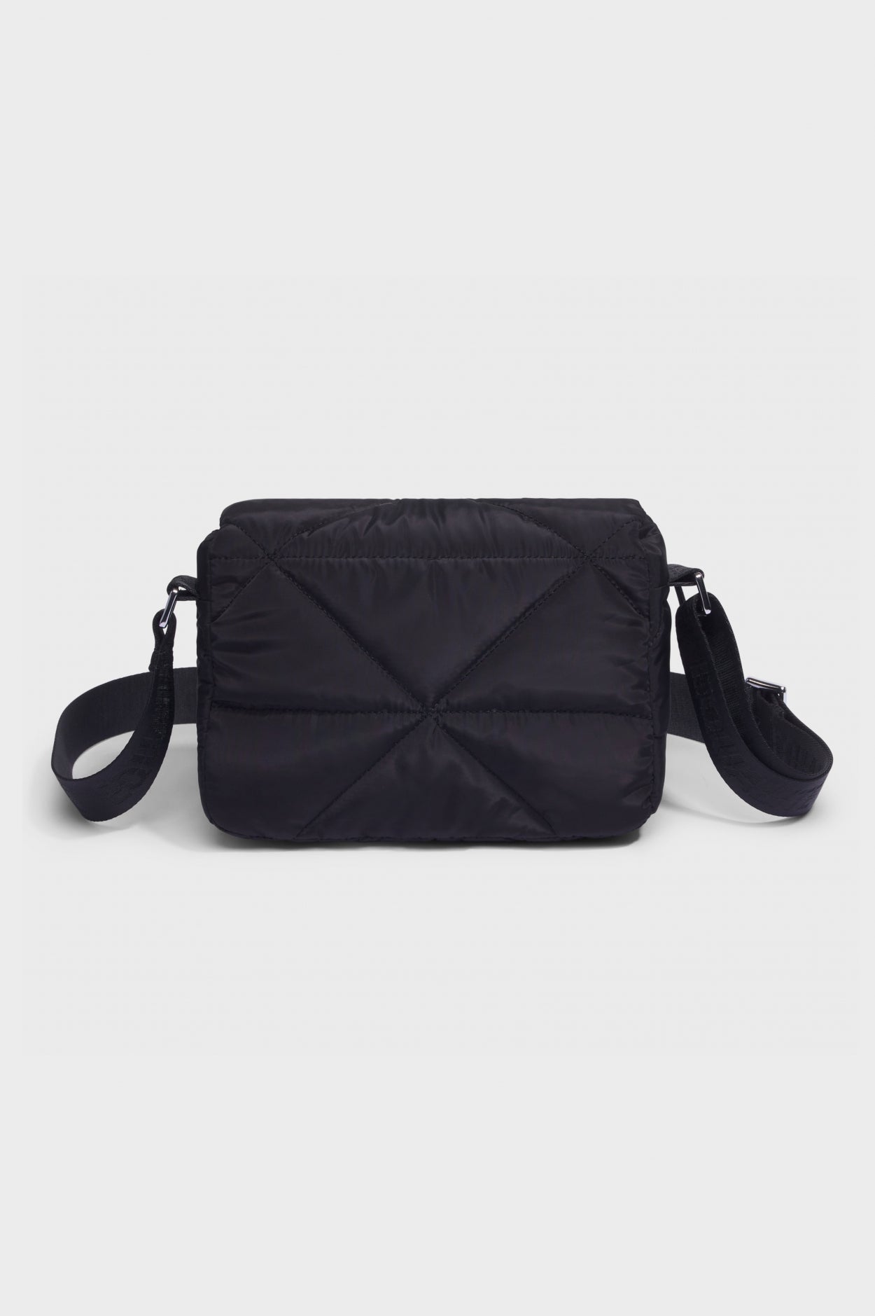 ALAN NYLON MESSENGER BAG | BLACK