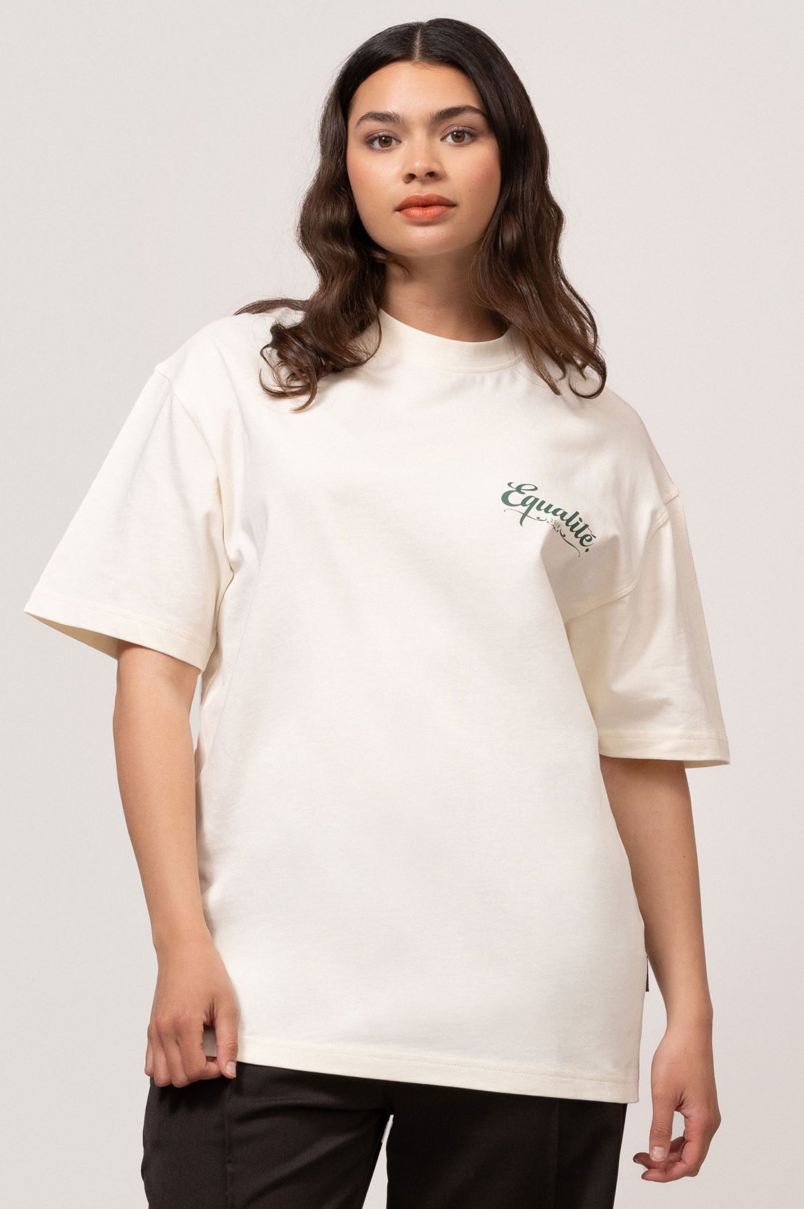 ARIA OVERSIZED TEE | OFF-WHITE
