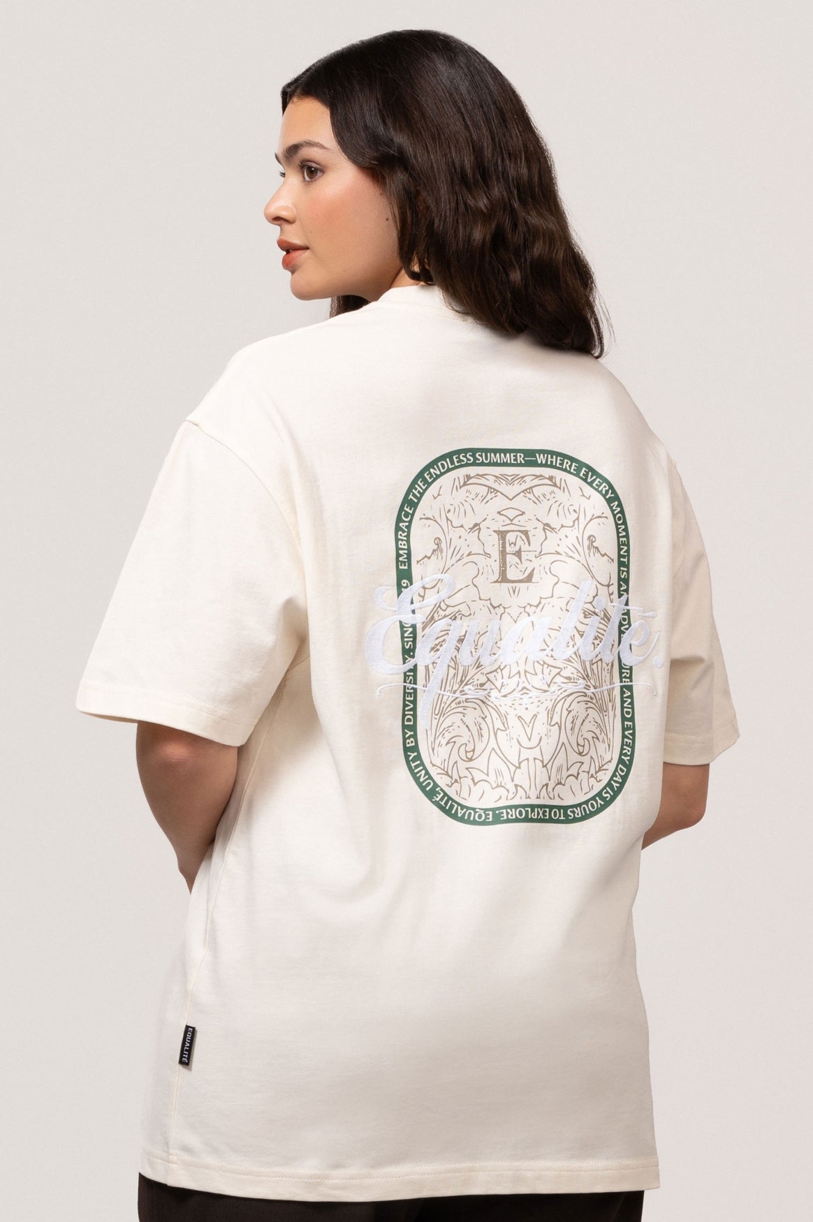 ARIA OVERSIZED TEE | OFF-WHITE