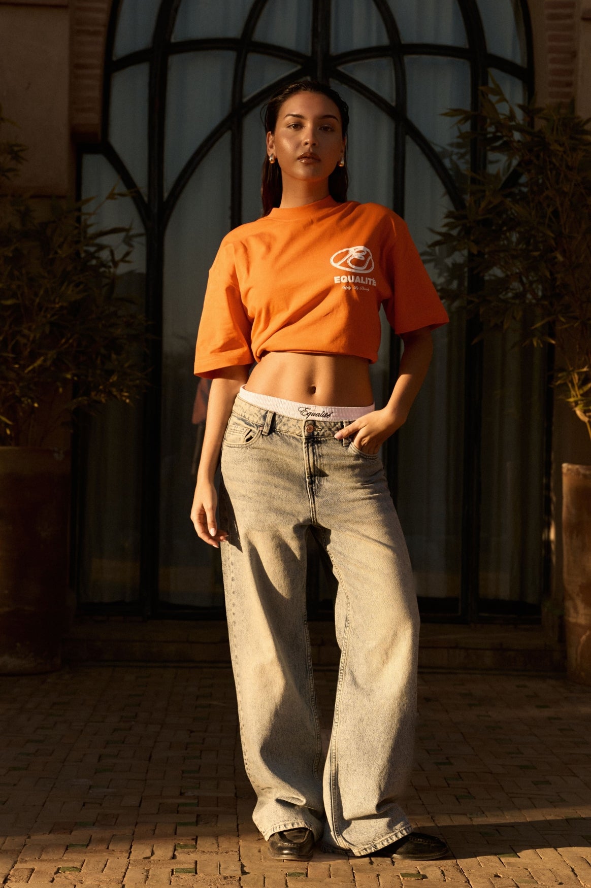 ARID OVERSIZED TEE | ORANGE