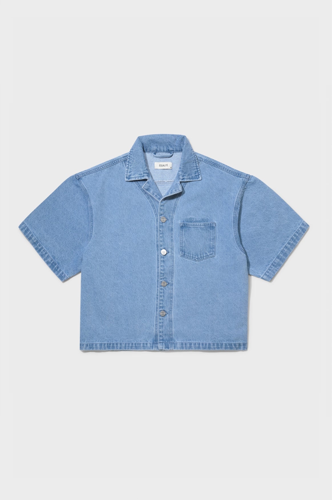 ASTRA DENIM BOXY SHIRT | BLUE