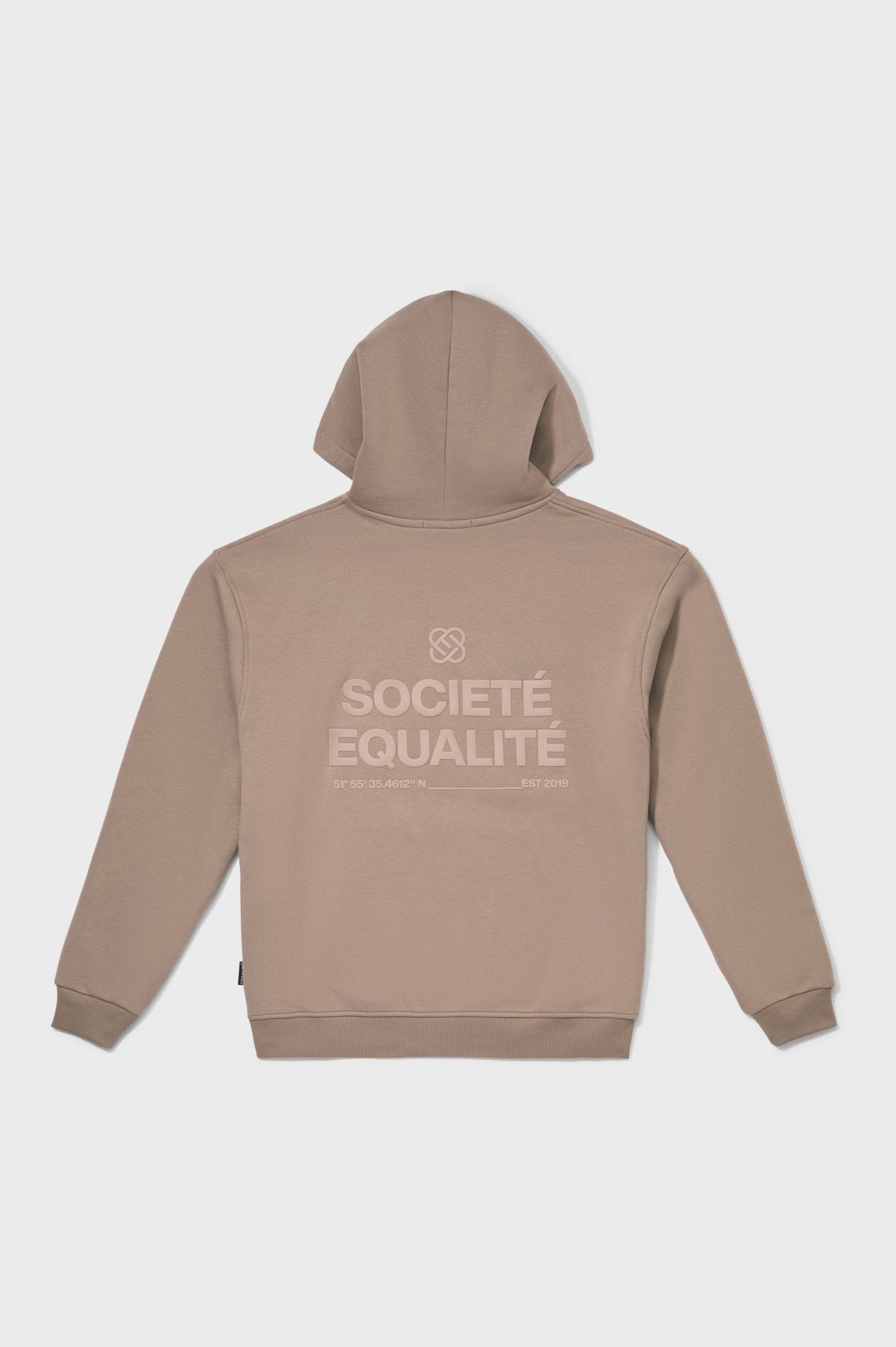 SOCIETÉ FULL ZIP HOODIE | TAUPE & TAUPE