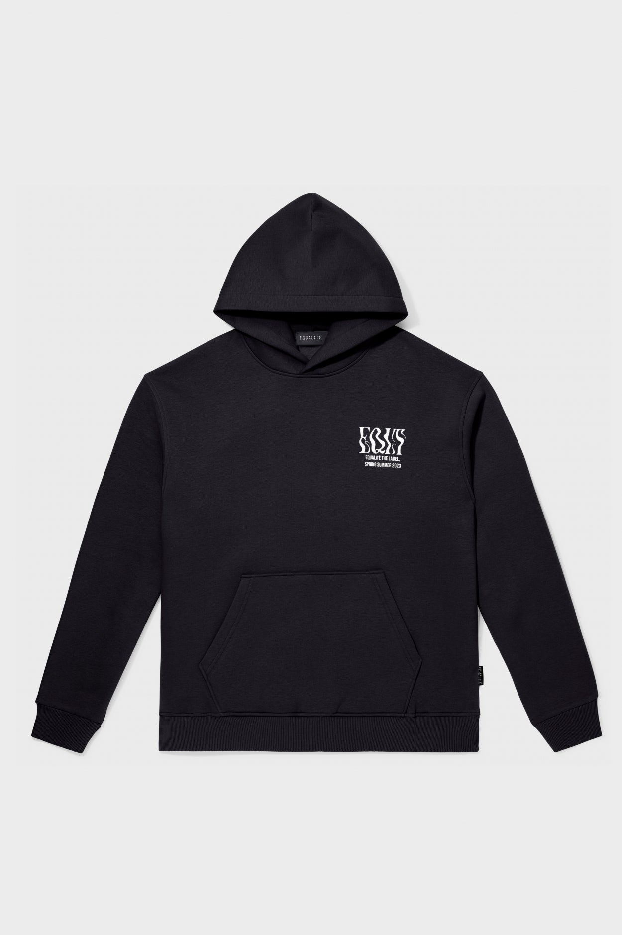 BLUR OVERSIZED HOODIE | BLACK