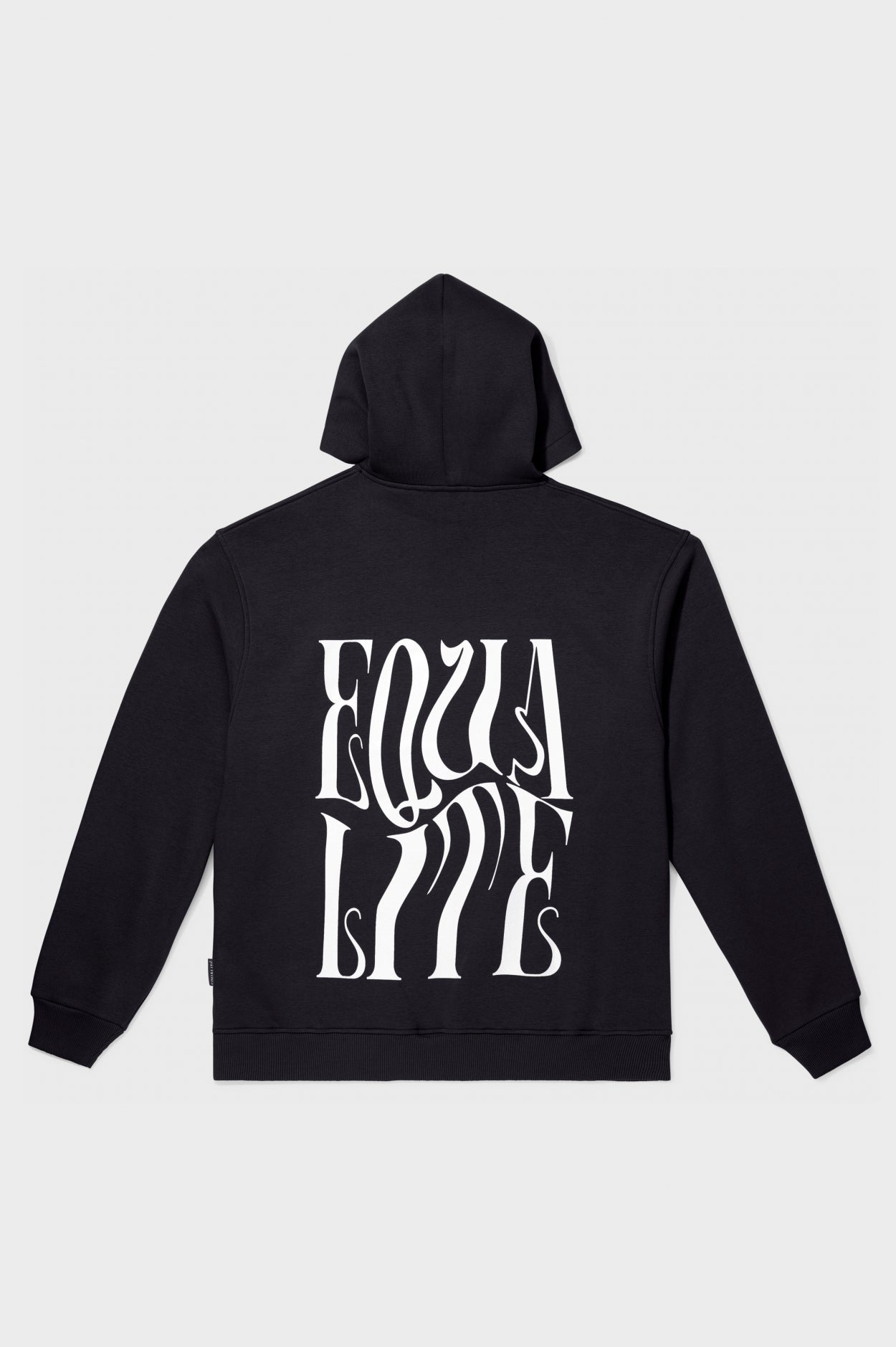 BLUR OVERSIZED HOODIE | BLACK