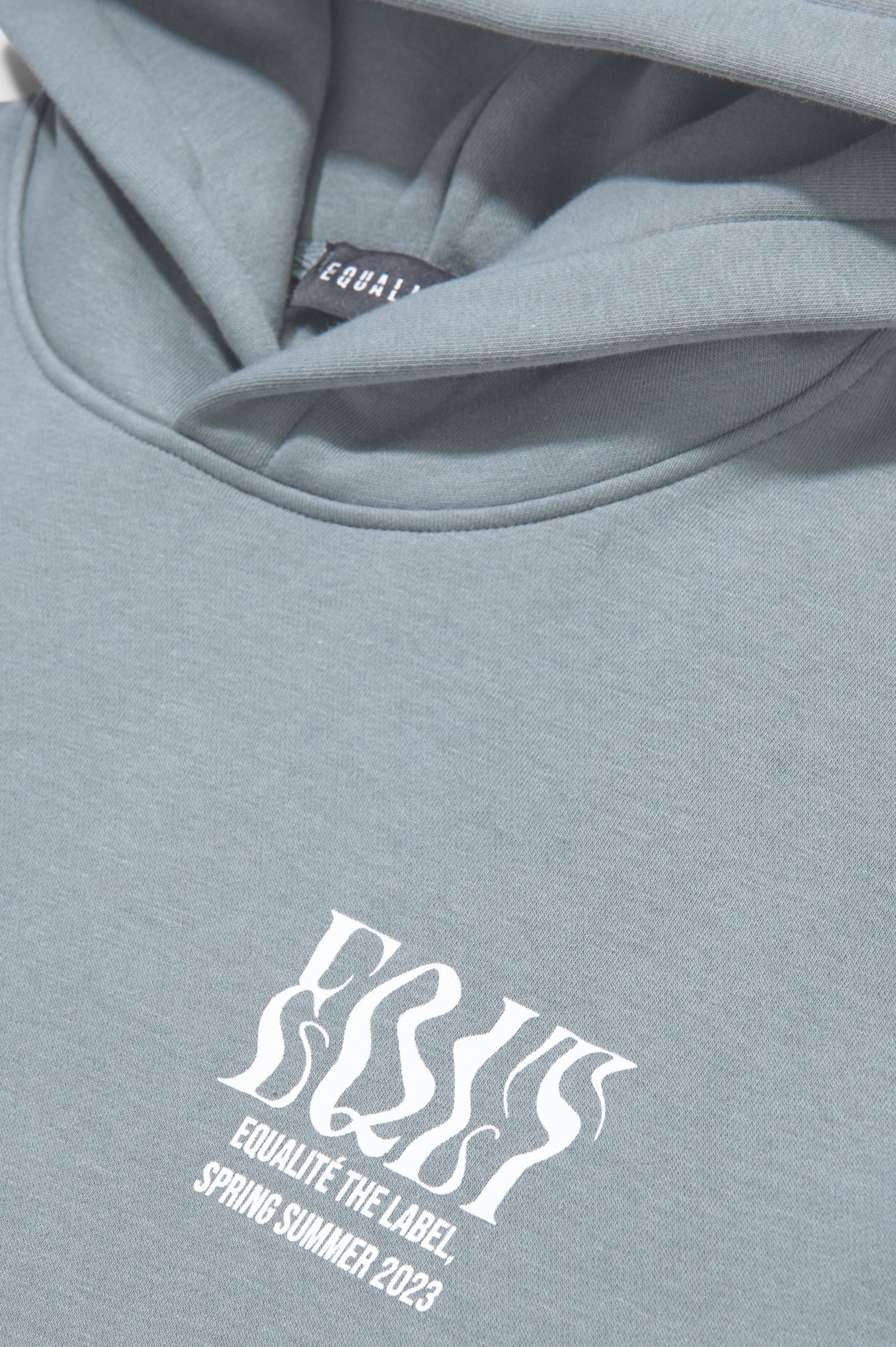 BLUR OVERSIZED HOODIE | GREY