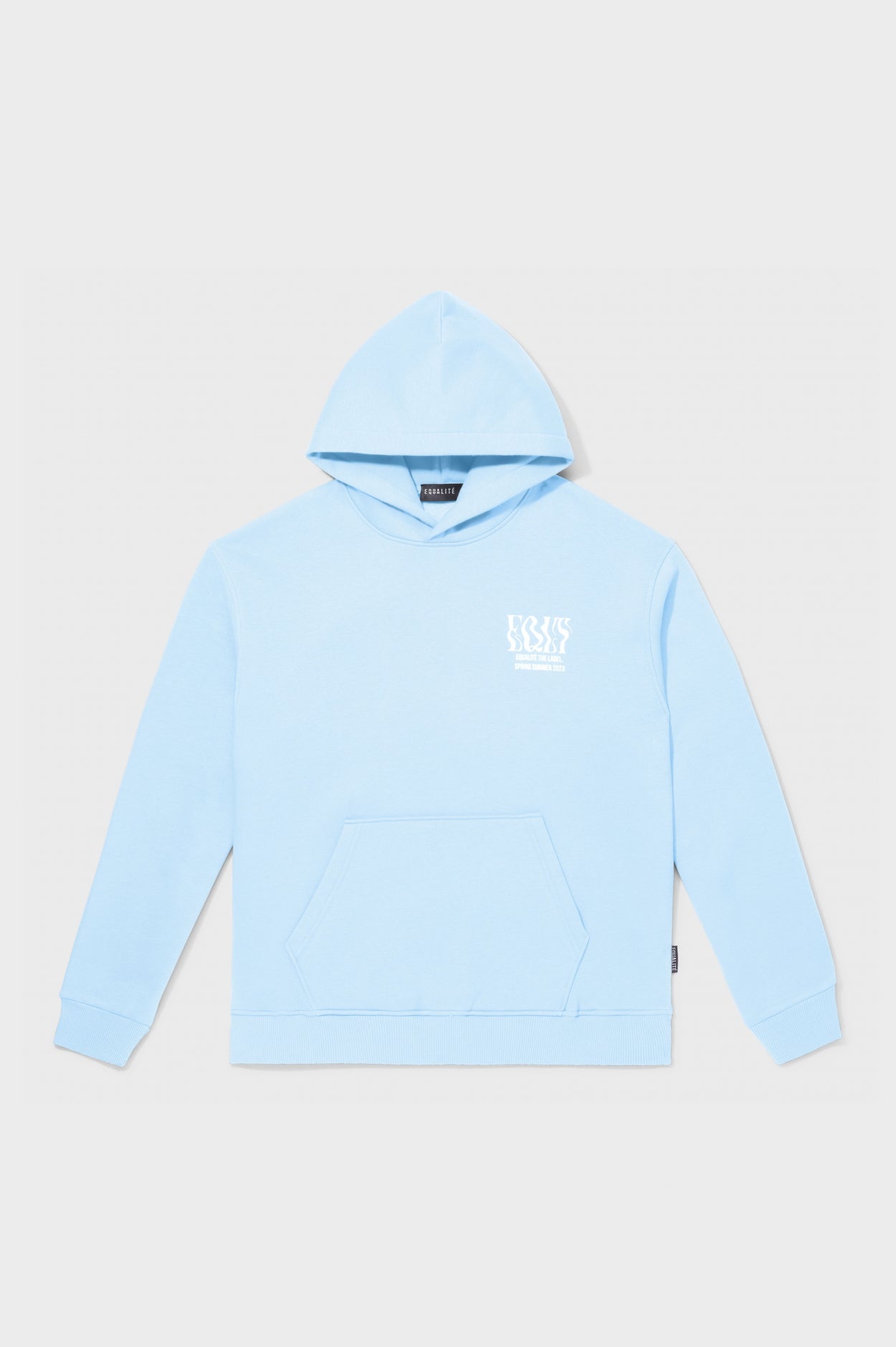 BLUR OVERSIZED HOODIE | LIGHT BLUE