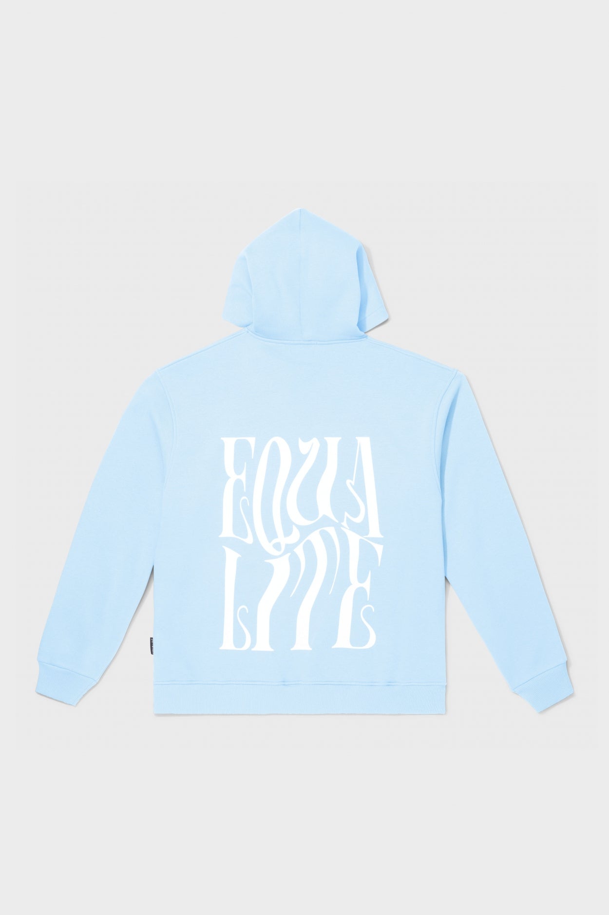 BLUR OVERSIZED HOODIE | LIGHT BLUE