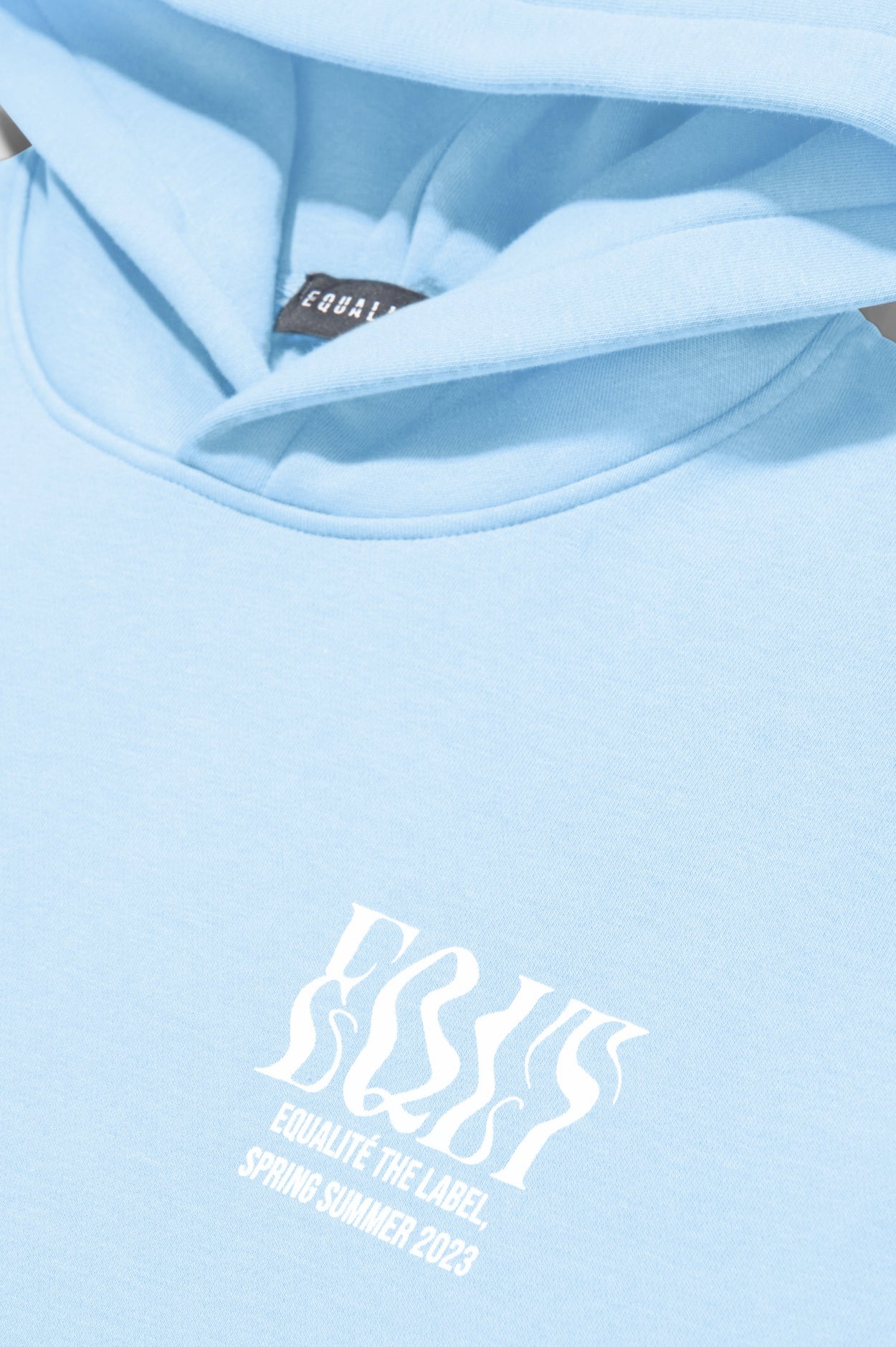 BLUR OVERSIZED HOODIE | LIGHT BLUE