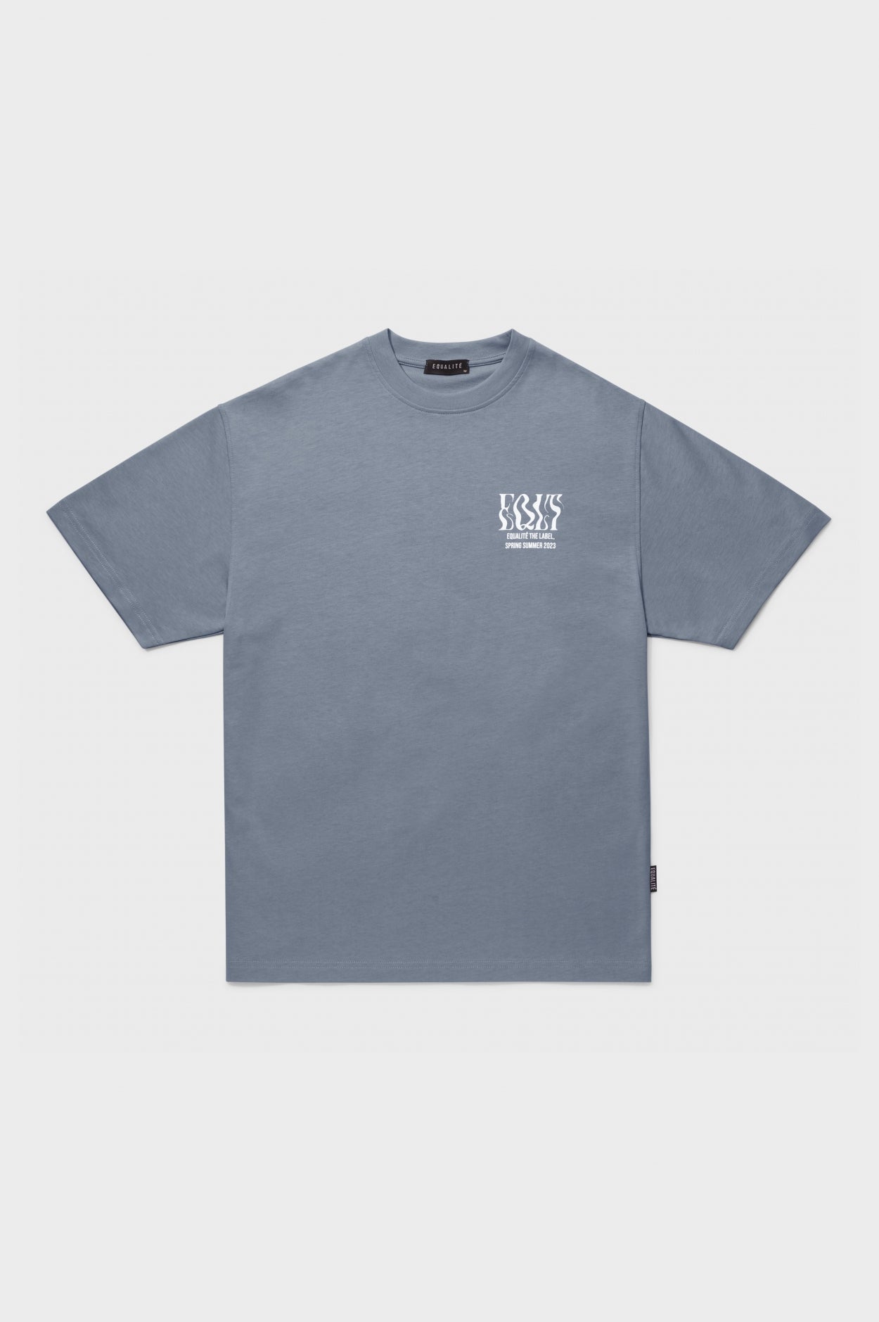BLUR OVERSIZED TEE | GRAY