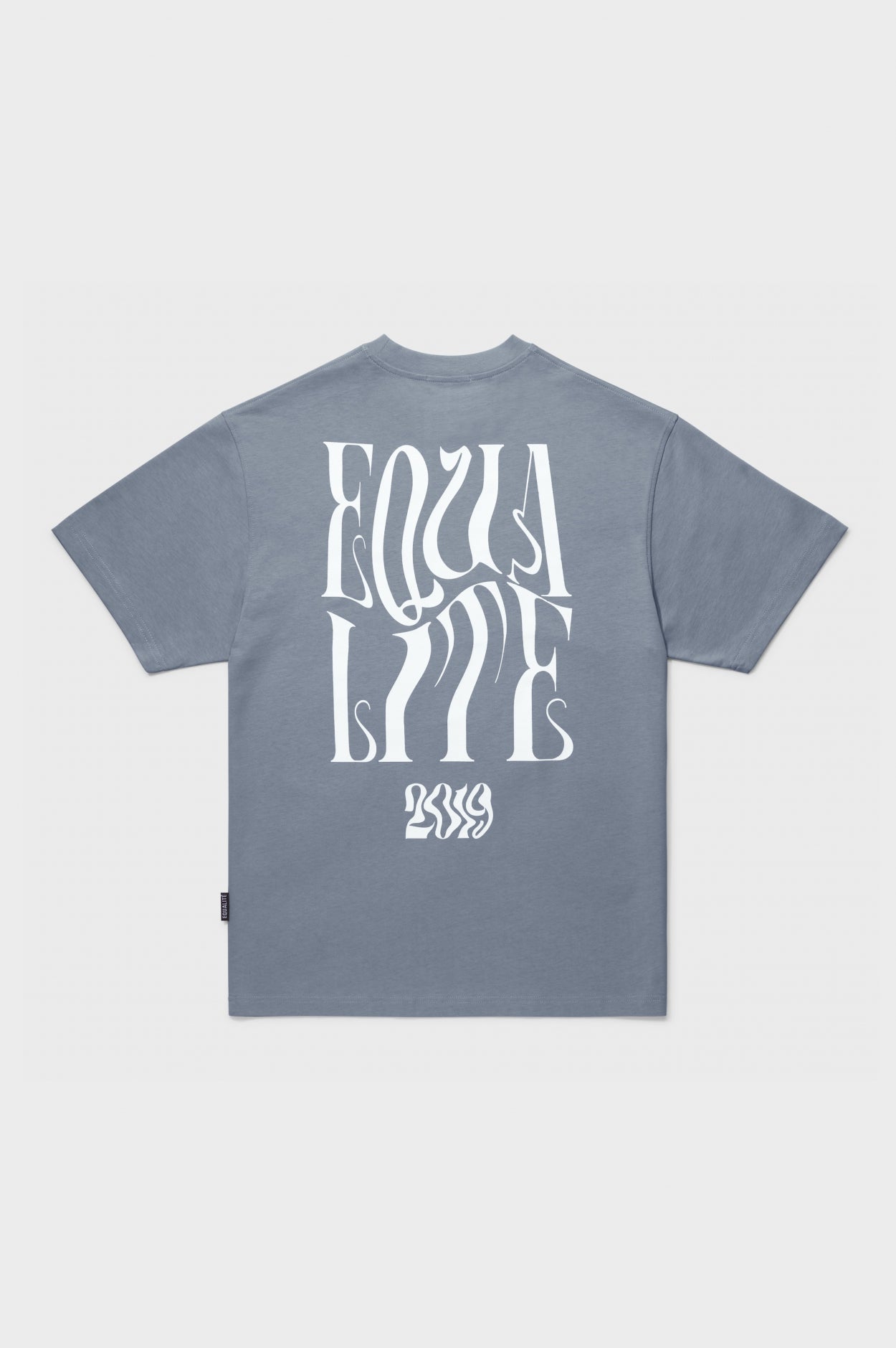BLUR OVERSIZED TEE | GRAY
