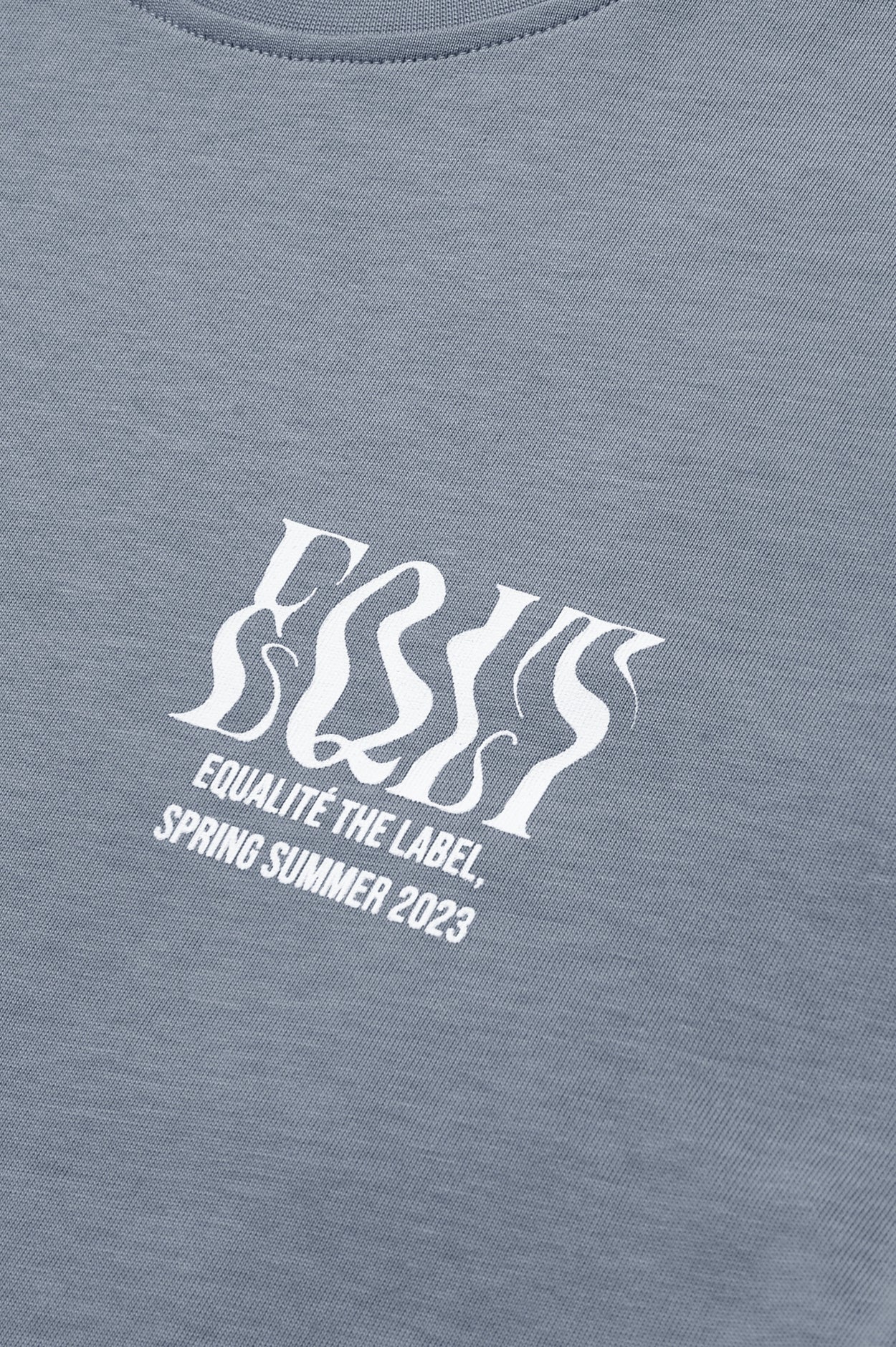 BLUR OVERSIZED TEE | GRAY