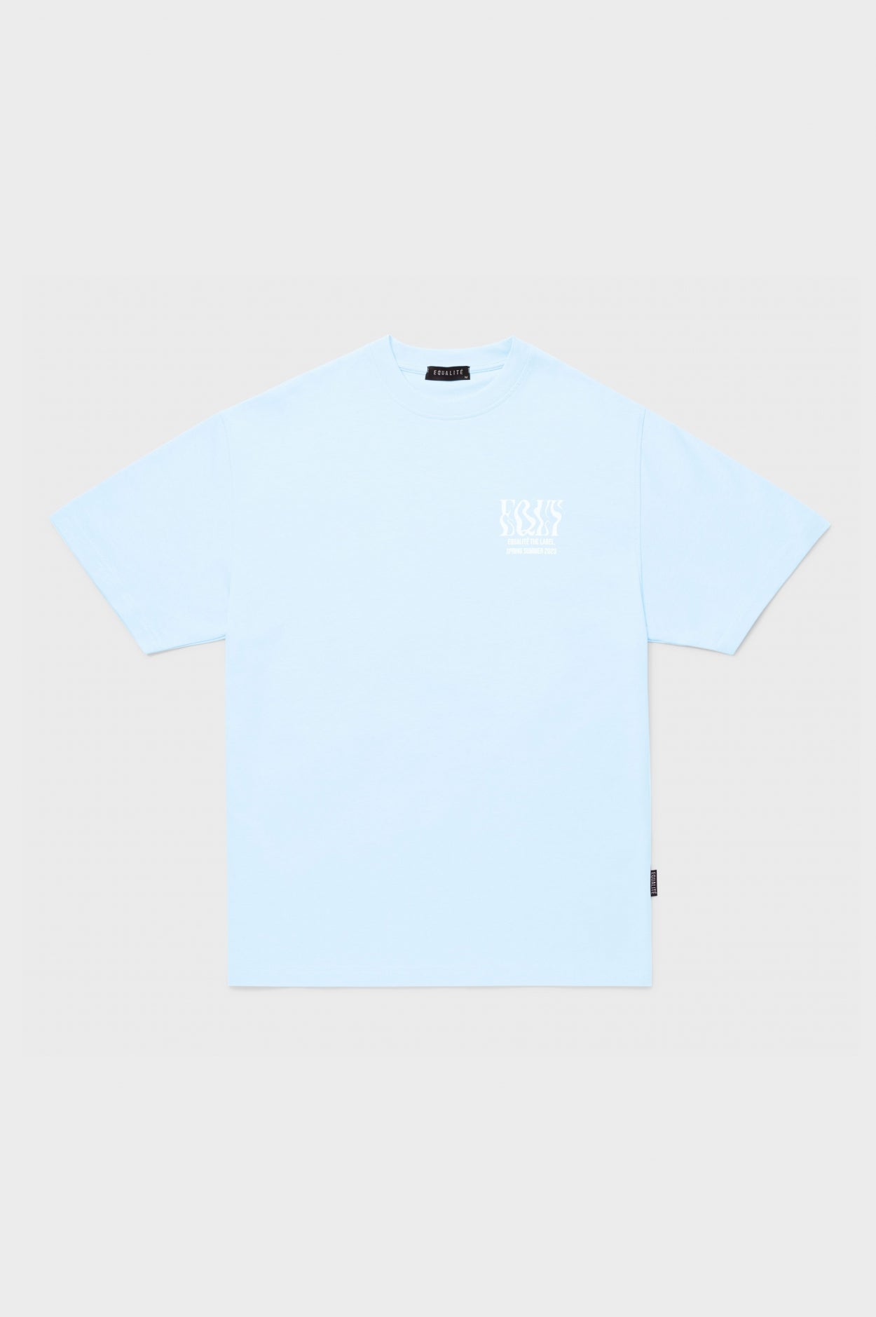 BLUR OVERSIZED TEE | LIGHT BLUE