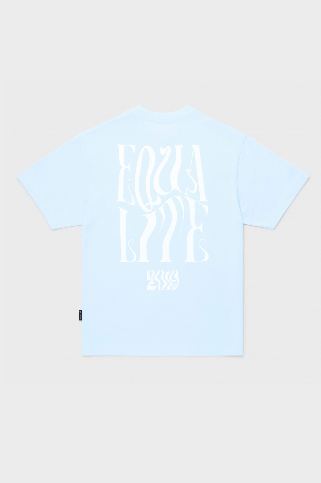 BLUR OVERSIZED TEE | LIGHT BLUE