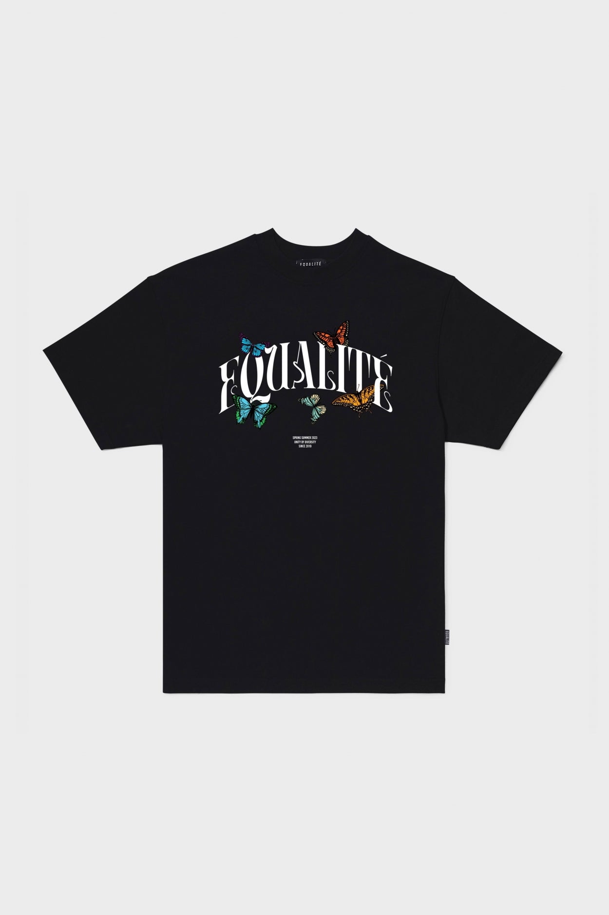 BUTTERFLY OVERSIZED TEE | BLACK