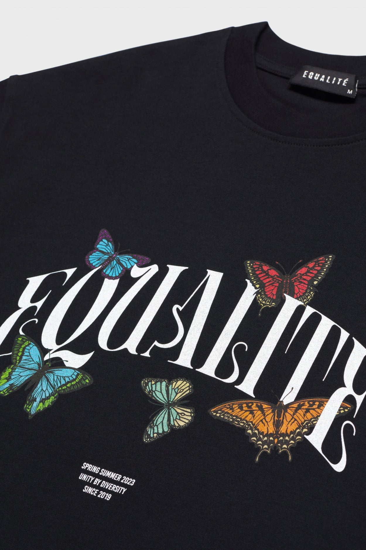 BUTTERFLY OVERSIZED TEE | BLACK