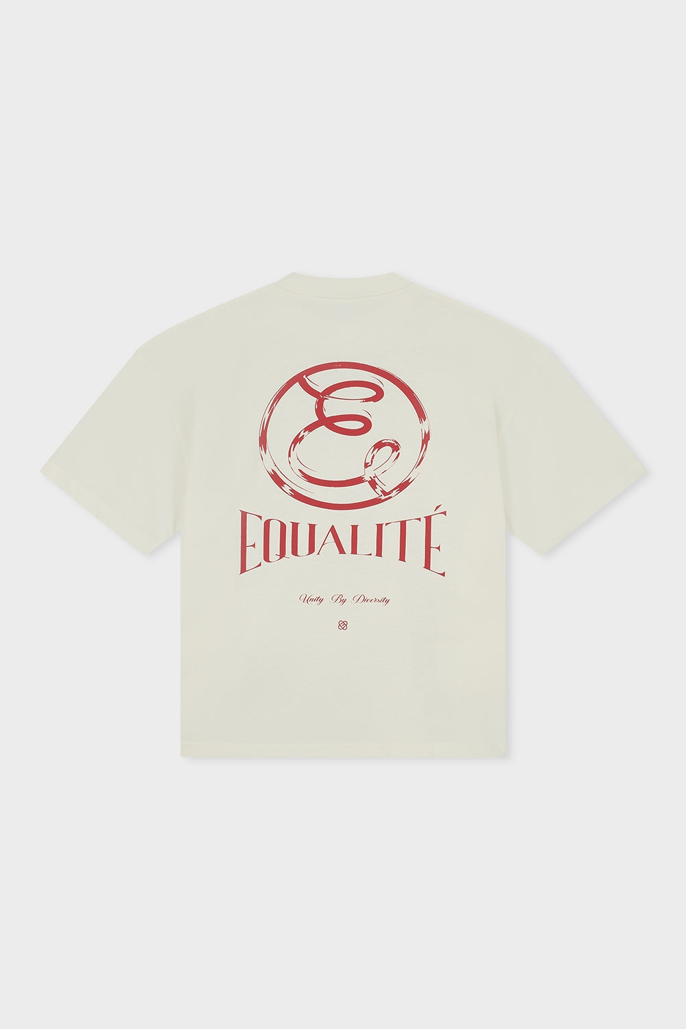 CHLOÉ BOXY TEE | OFF-WHITE & RED