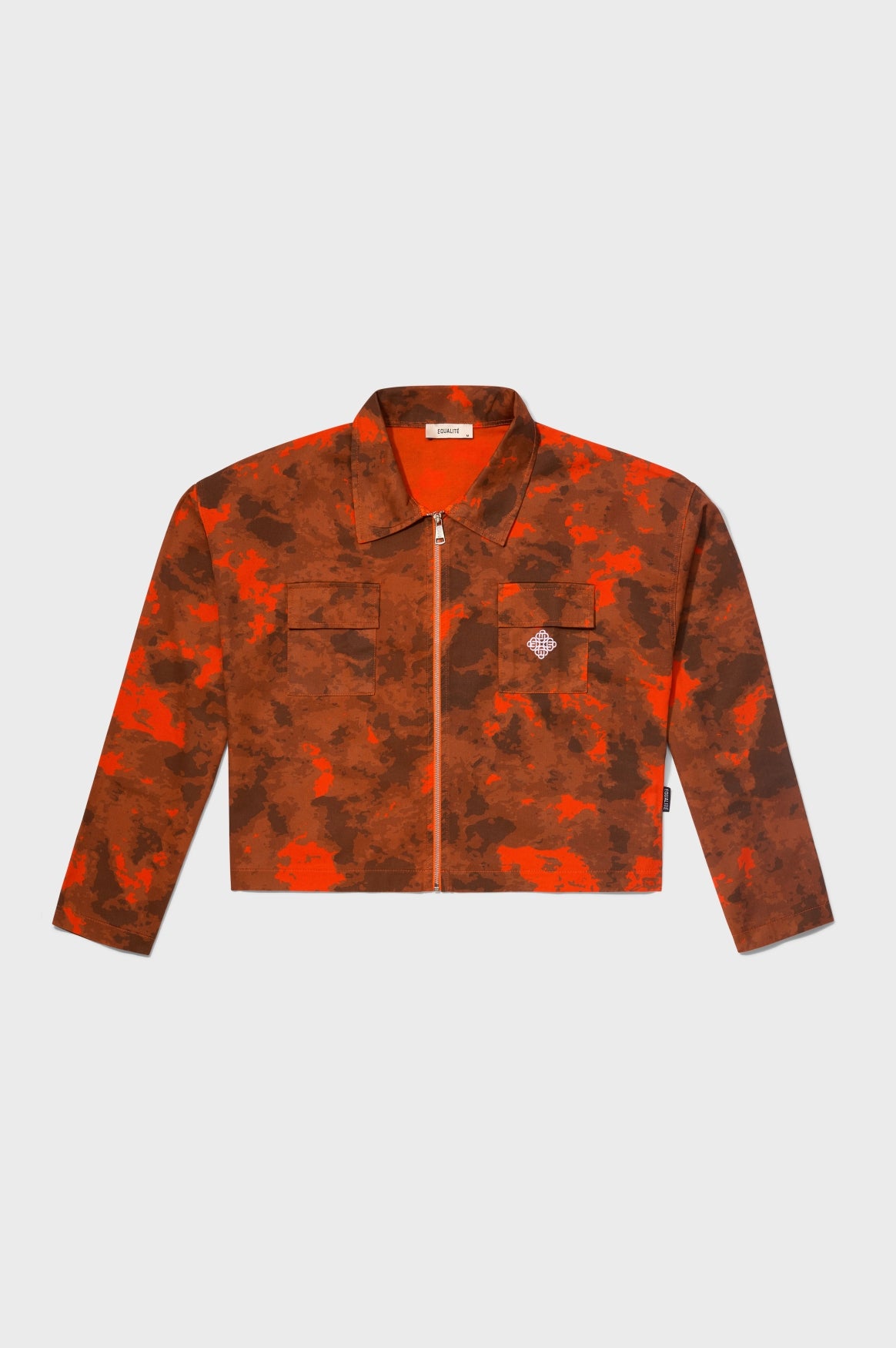 Camo Cargo Jacket | Camo Orange