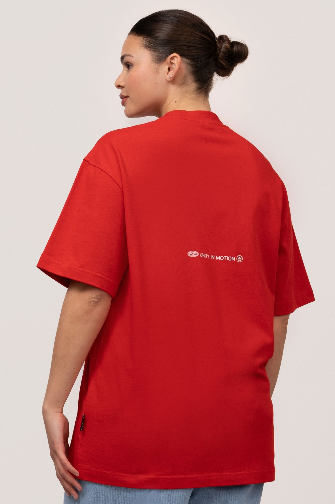 CELESTE OVERSIZED TEE | RED