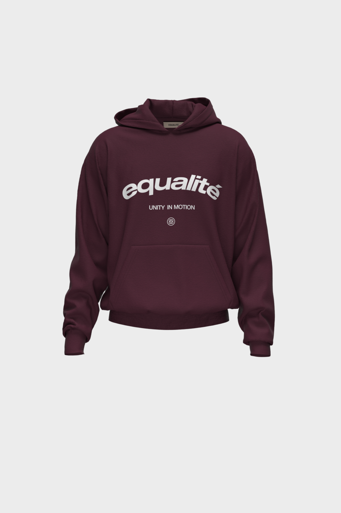 CELESTE OVERSIZED HOODIE | AUBERGINE