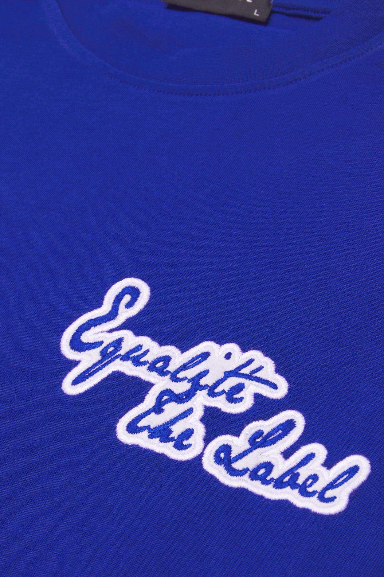 CICI OVERSIZED TEE | BLUE & WHITE