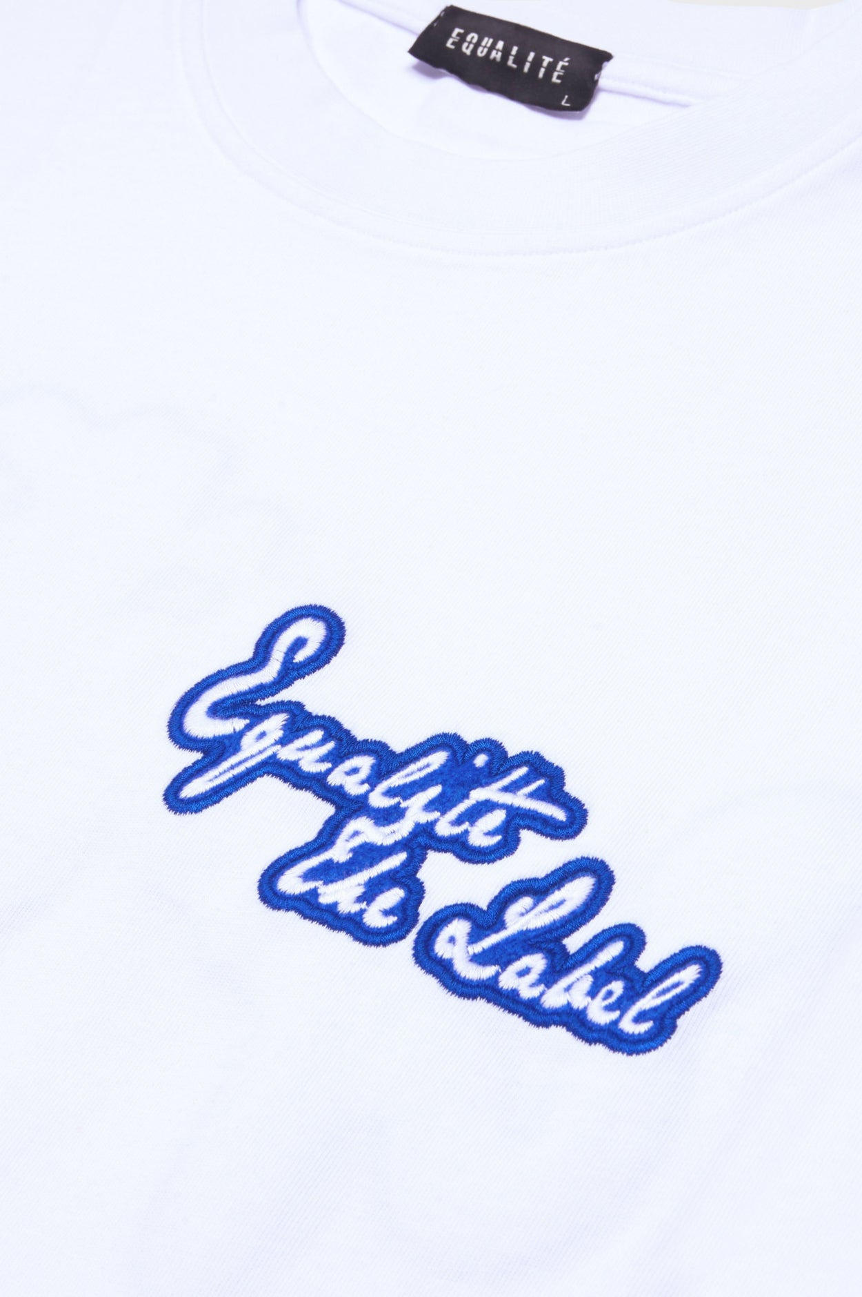 CICI OVERSIZED TEE | WHITE & BLUE