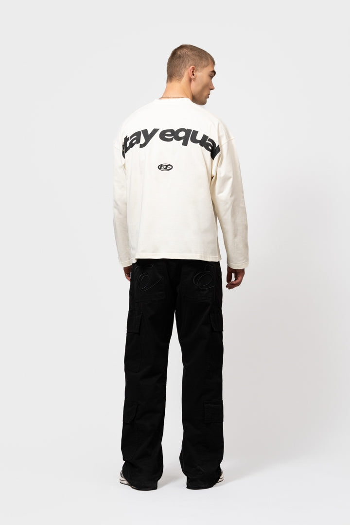 STAY EQUAL LONGSLEEVE TEE | OFF-WHITE