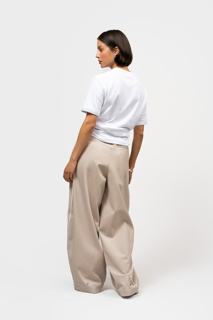 RIBBED TEE | OFF-WHITE