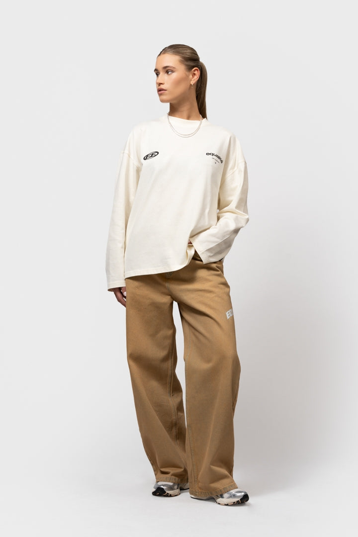 STAY EQUAL LONGSLEEVE TEE | OFF-WHITE