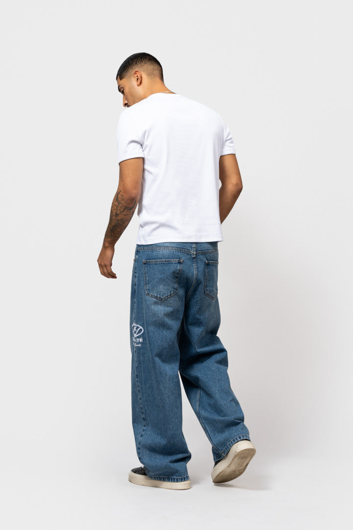 ARID LOOSE JEANS | BLUE