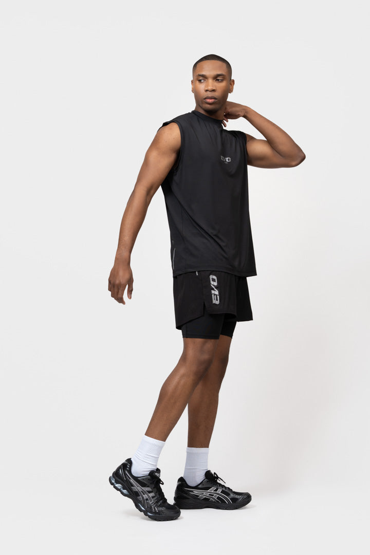 EVO 2-IN-1 SHORTS | BLACK
