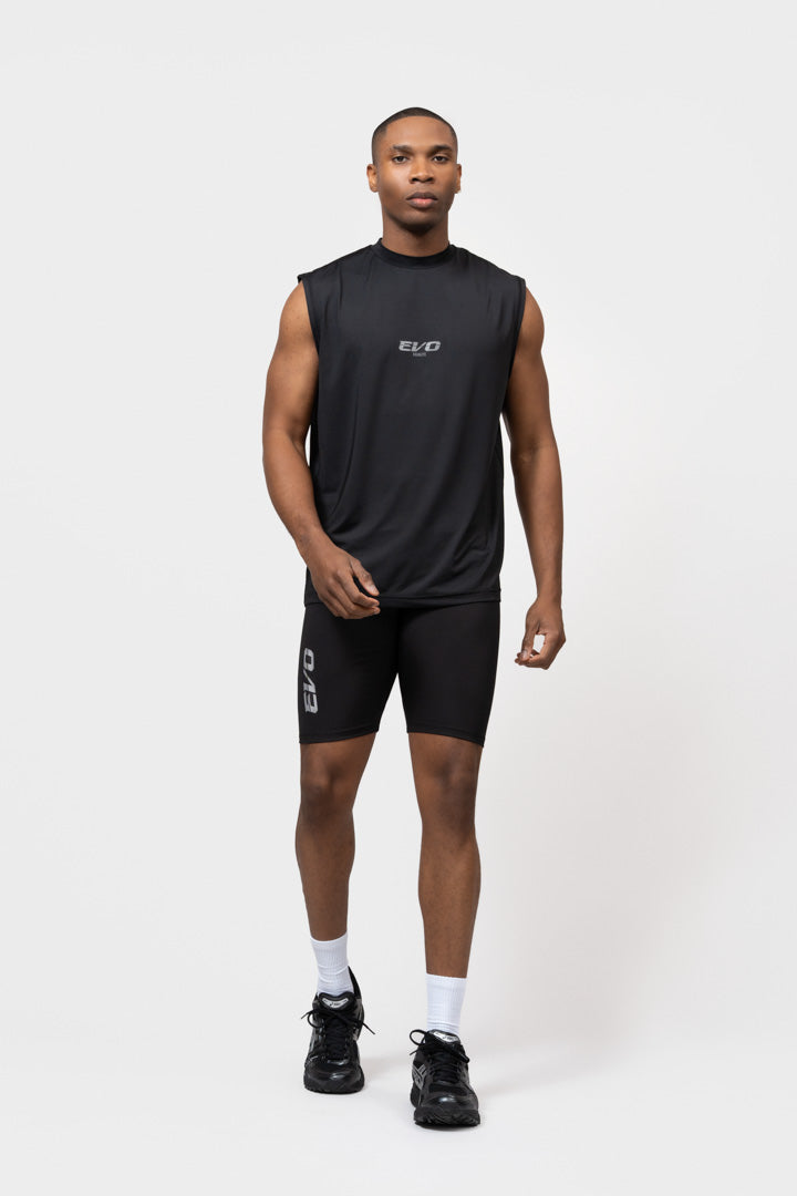 EVO HALF TIGHT SHORTS 2.0 | BLACK