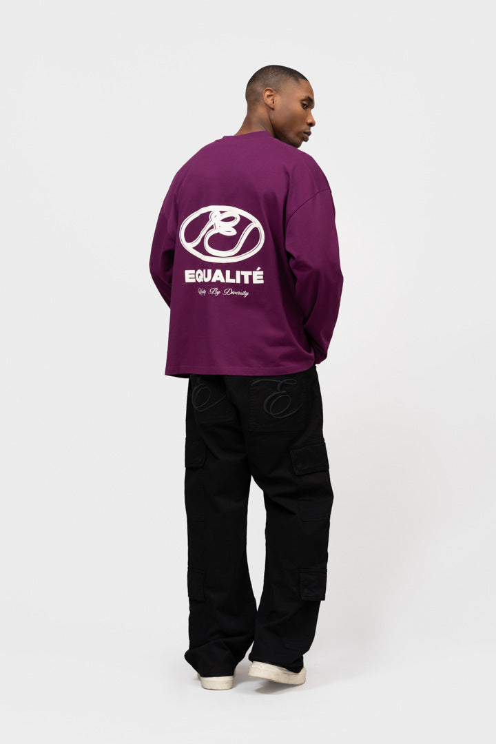 ARID LONGSLEEVE TEE | DEEP PURPLE