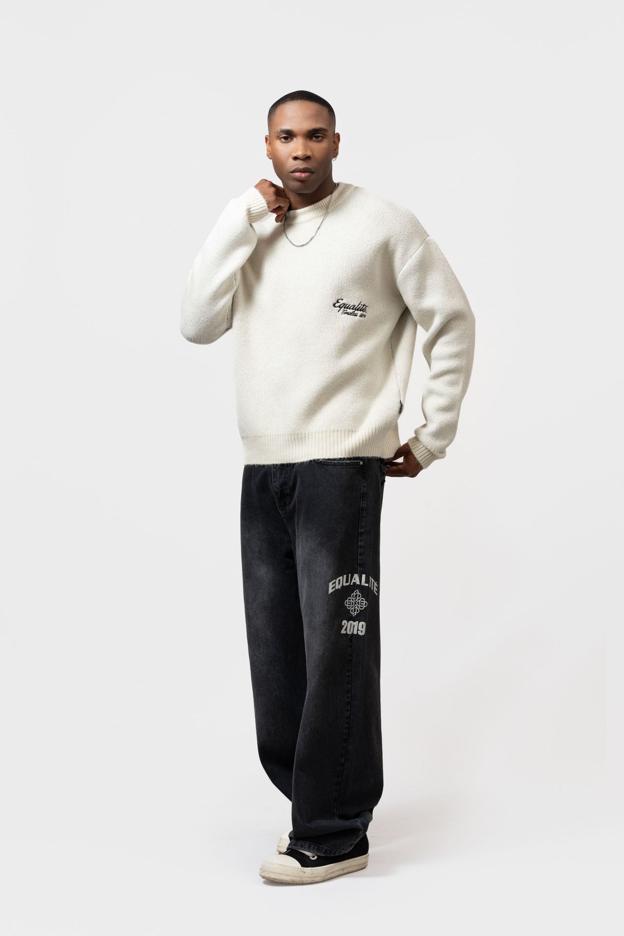 MAX KNIT SWEATER | OFF-WHITE