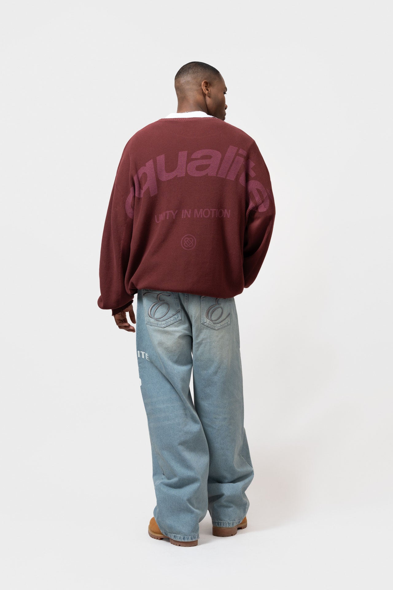 NOOR KNIT SWEATER | AUBERGINE