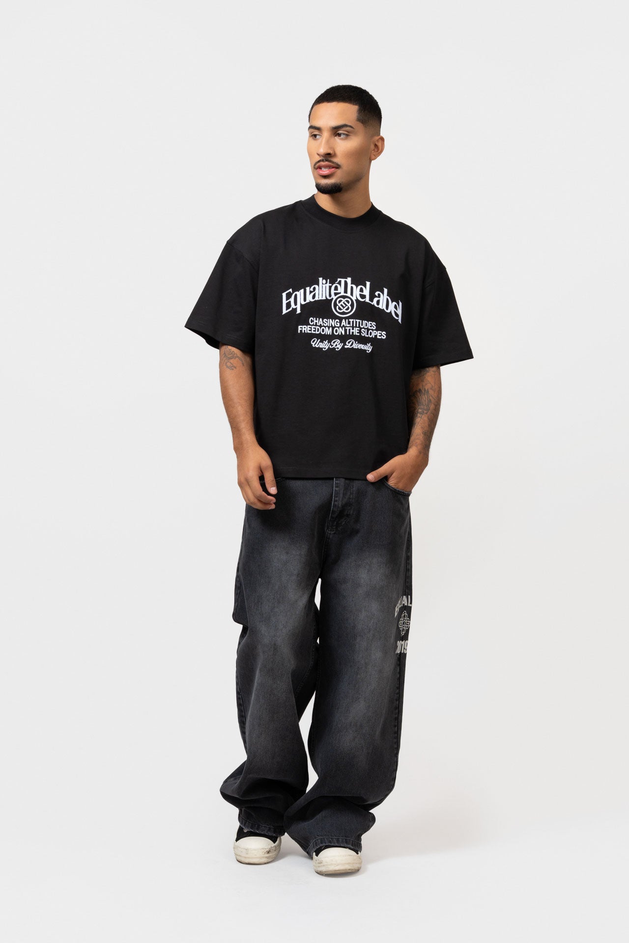 JULES BOXY TEE | BLACK