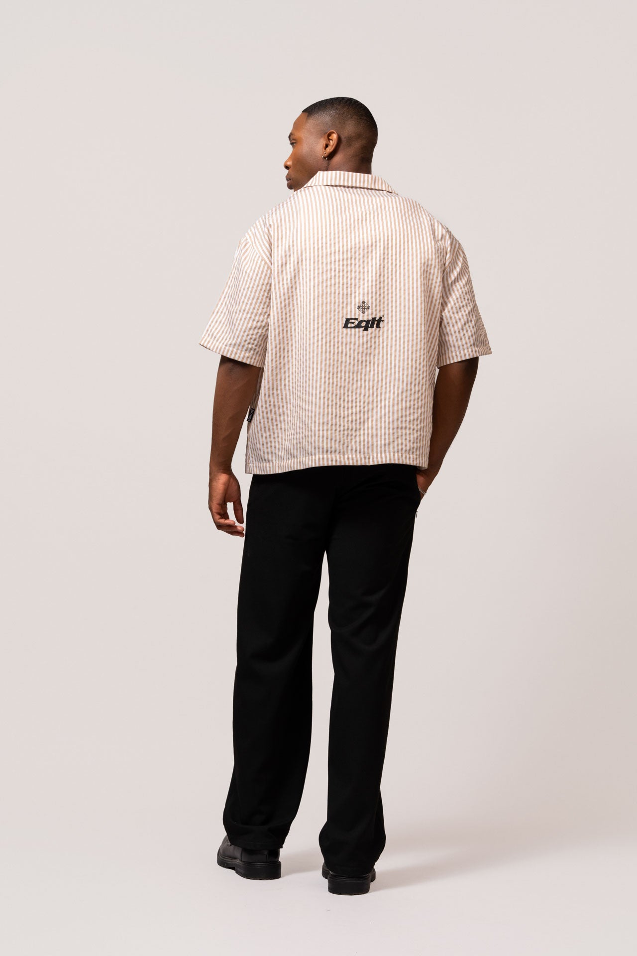 JERSEY BOXY SHIRT | BEIGE