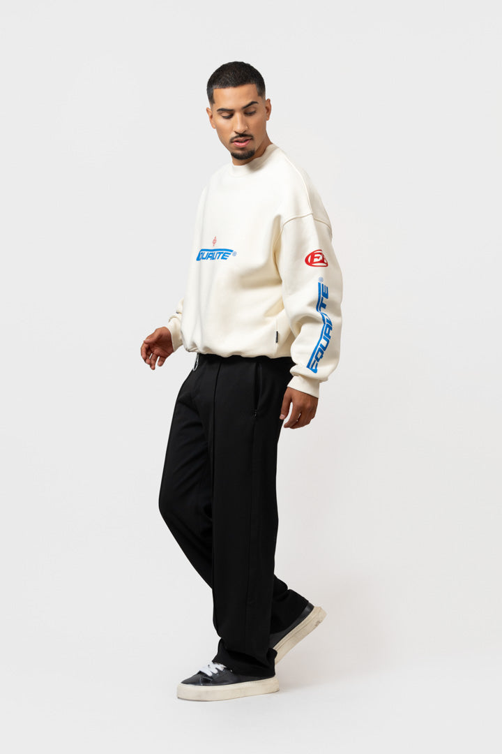 ARENA OVERSIZED SWEATER | OFF WHITE