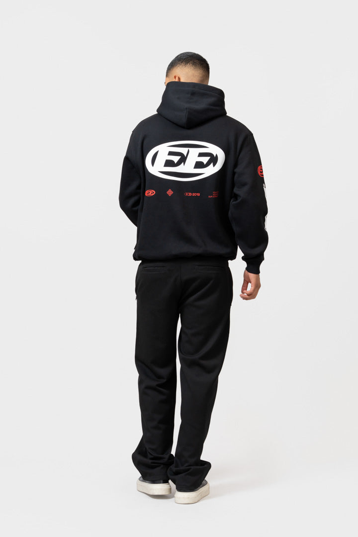 ARENA OVERSIZED HOODIE | BLACK