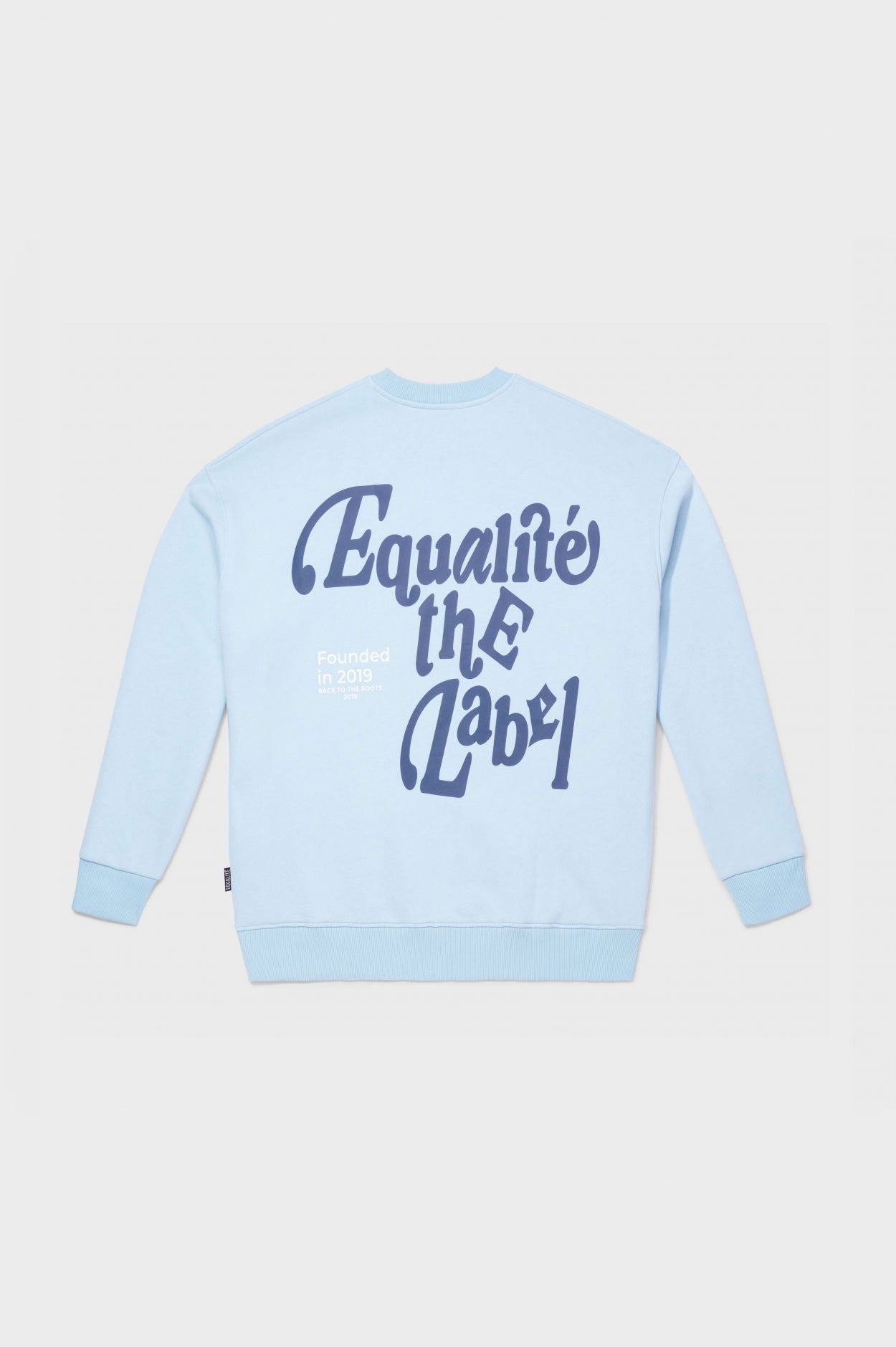 DARREN OVERSIZED CREWNECK SWEATER | LIGHT BLUE