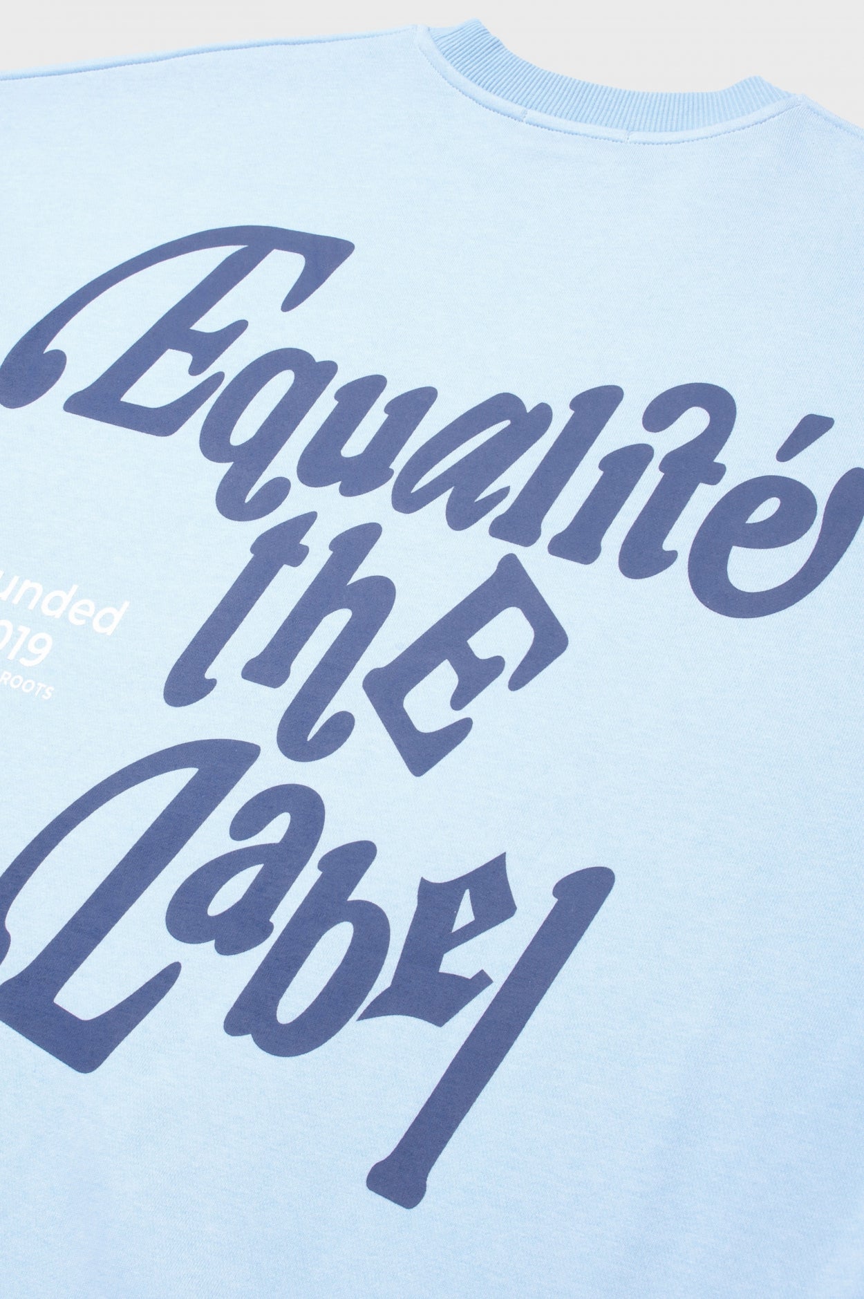 DARREN OVERSIZED CREWNECK SWEATER | LIGHT BLUE